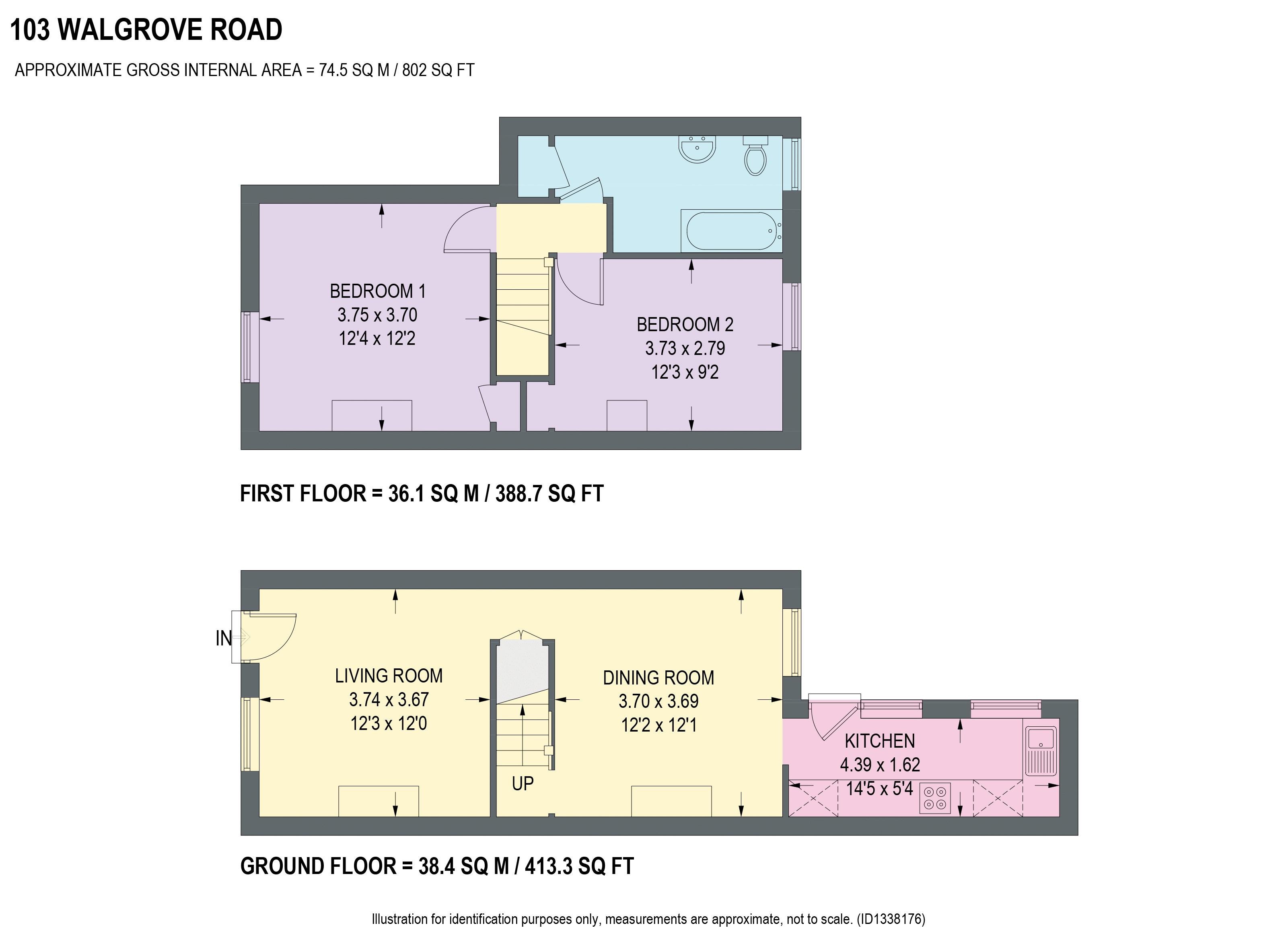 103, Walgrove Road, Chesterfield floorplan