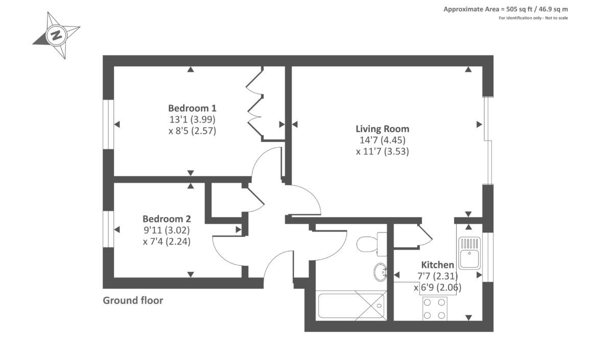 14, The Birches, Swindon floorplan