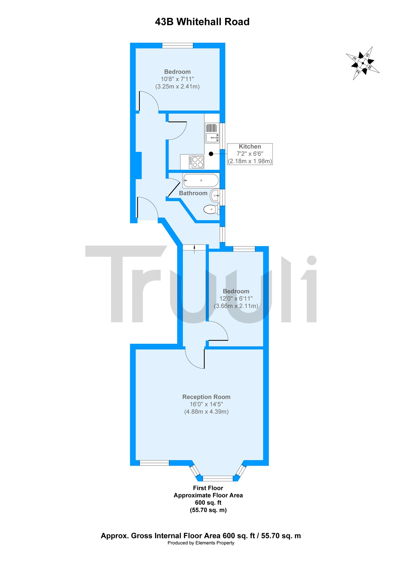 2 Bedrooms Flat for sale in Whitehall Road, Thornton Heath CR7