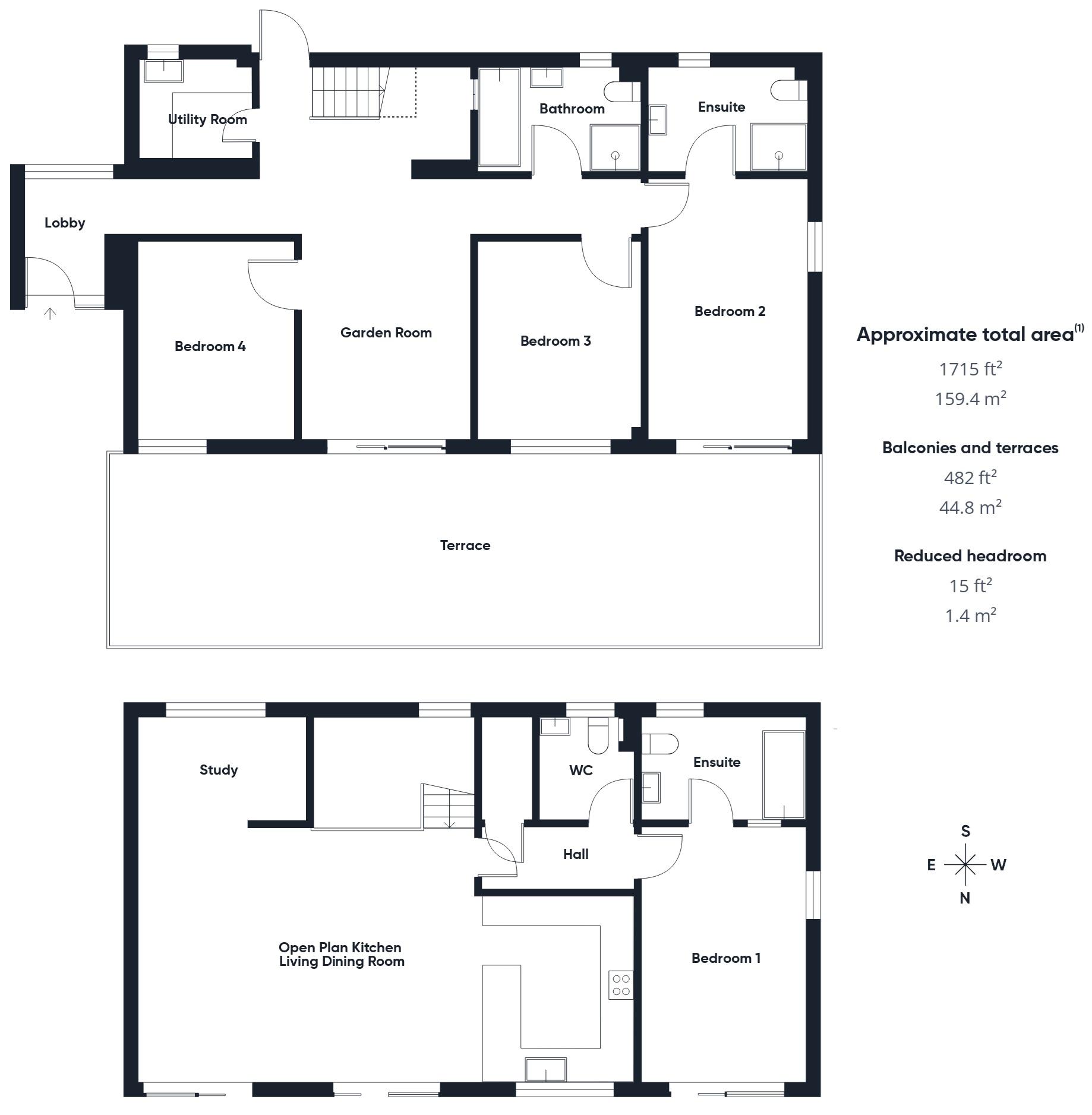 Long Park Drive, Bude floorplan