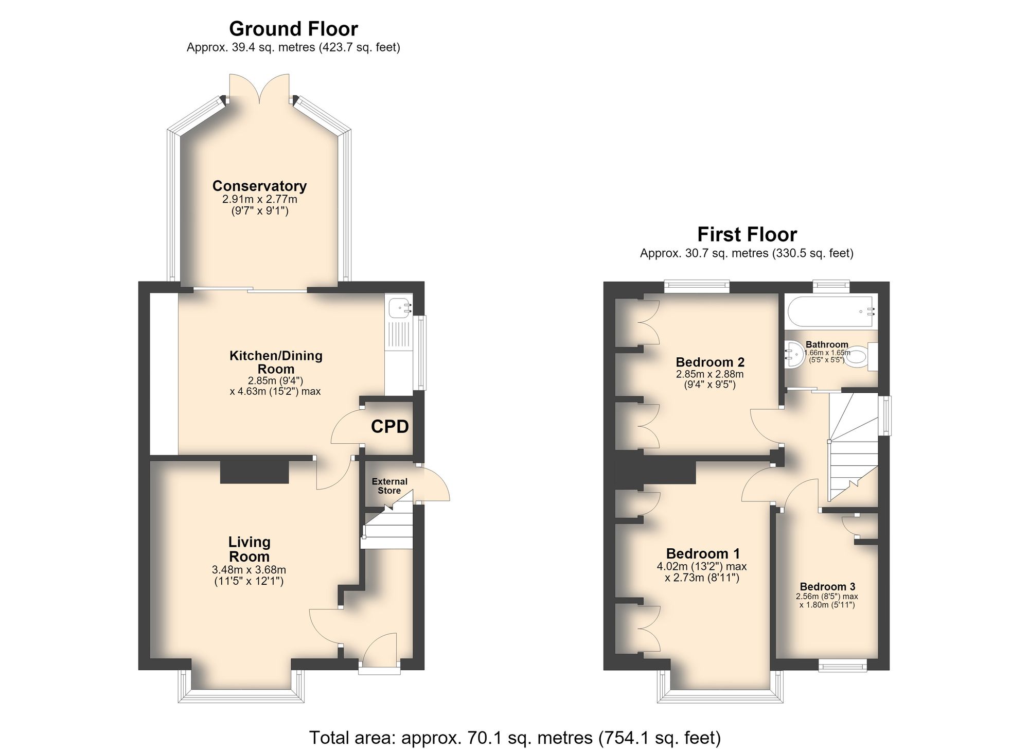 36 Coalbrook Road, Sheffield floorplan
