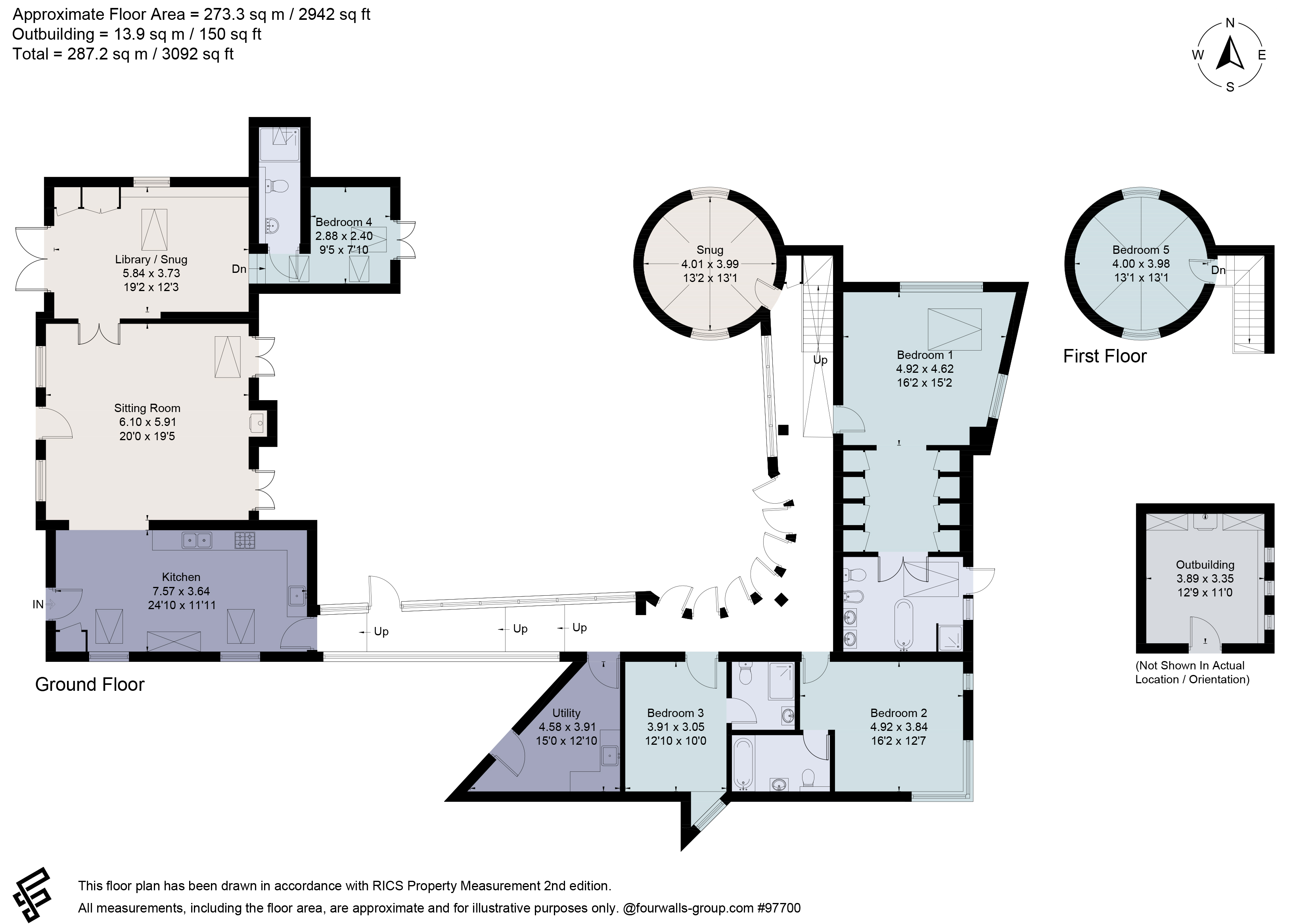 The Gasworks,, Upper Slaughter, Gloucestershire floorplan