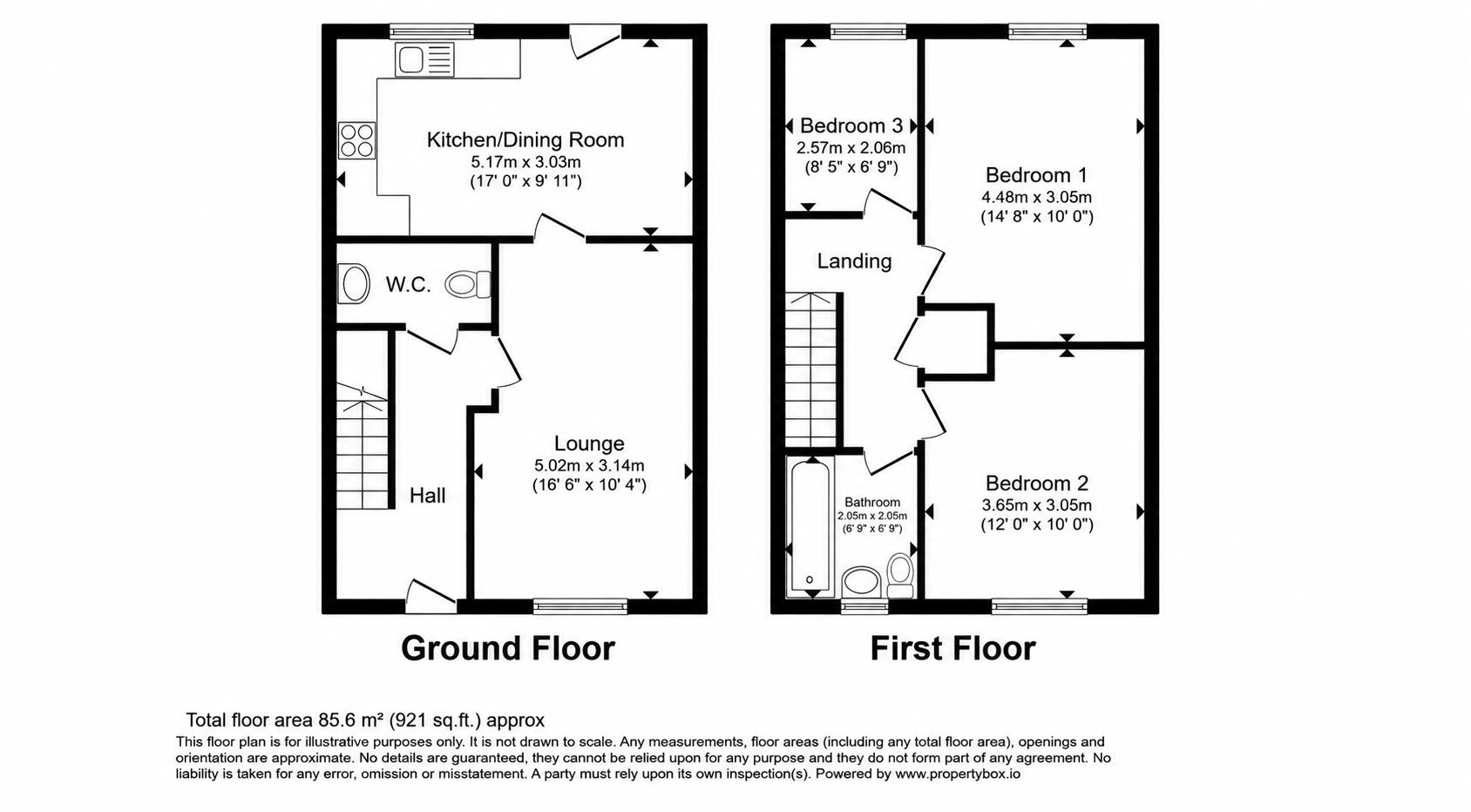 21, Whatling Way, Dursley floorplan