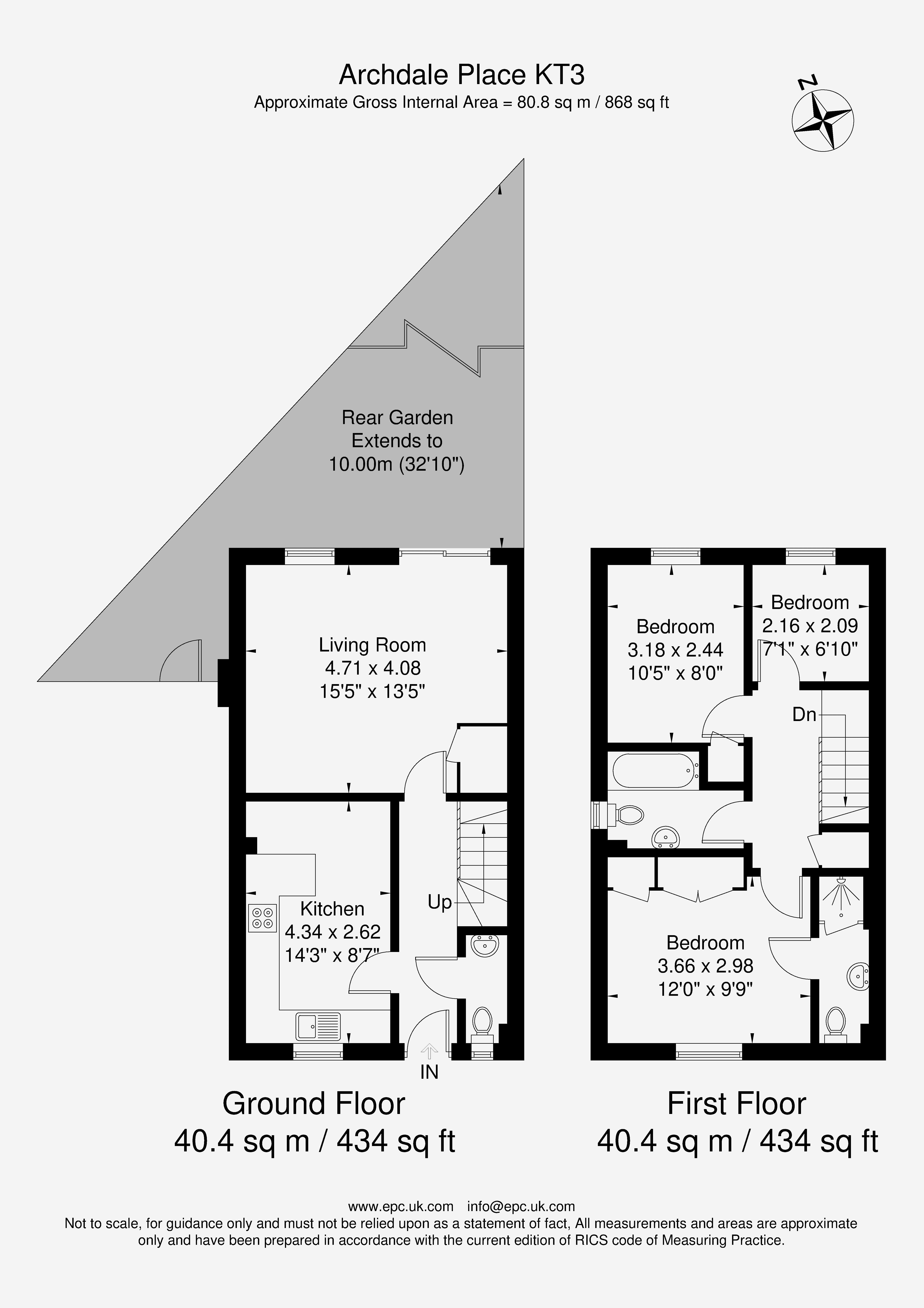 38, Archdale Place, New Malden floorplan
