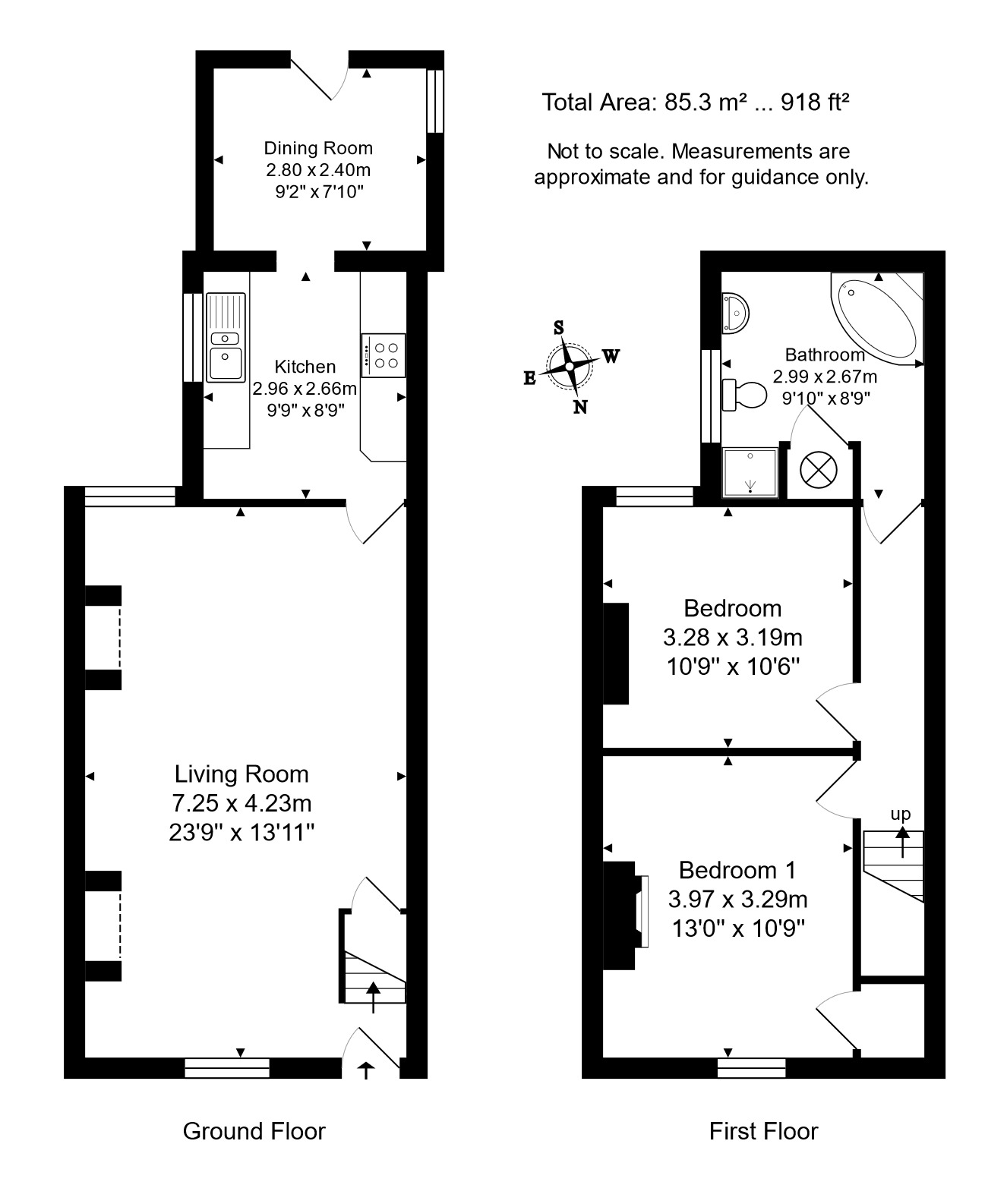 West Allington, Bridport DT6, 2 bedroom terraced house for sale