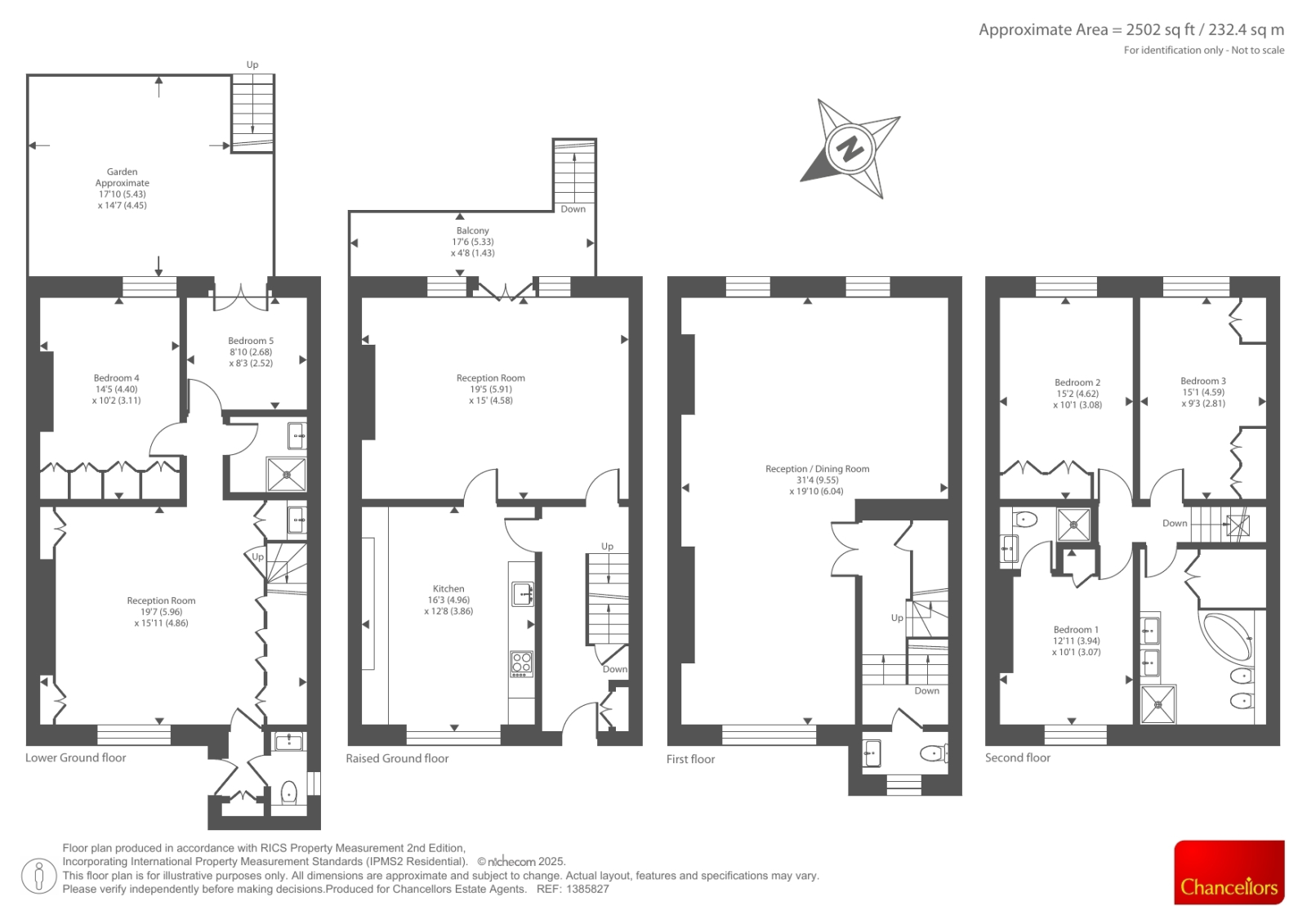 26, Alma Square, London floorplan