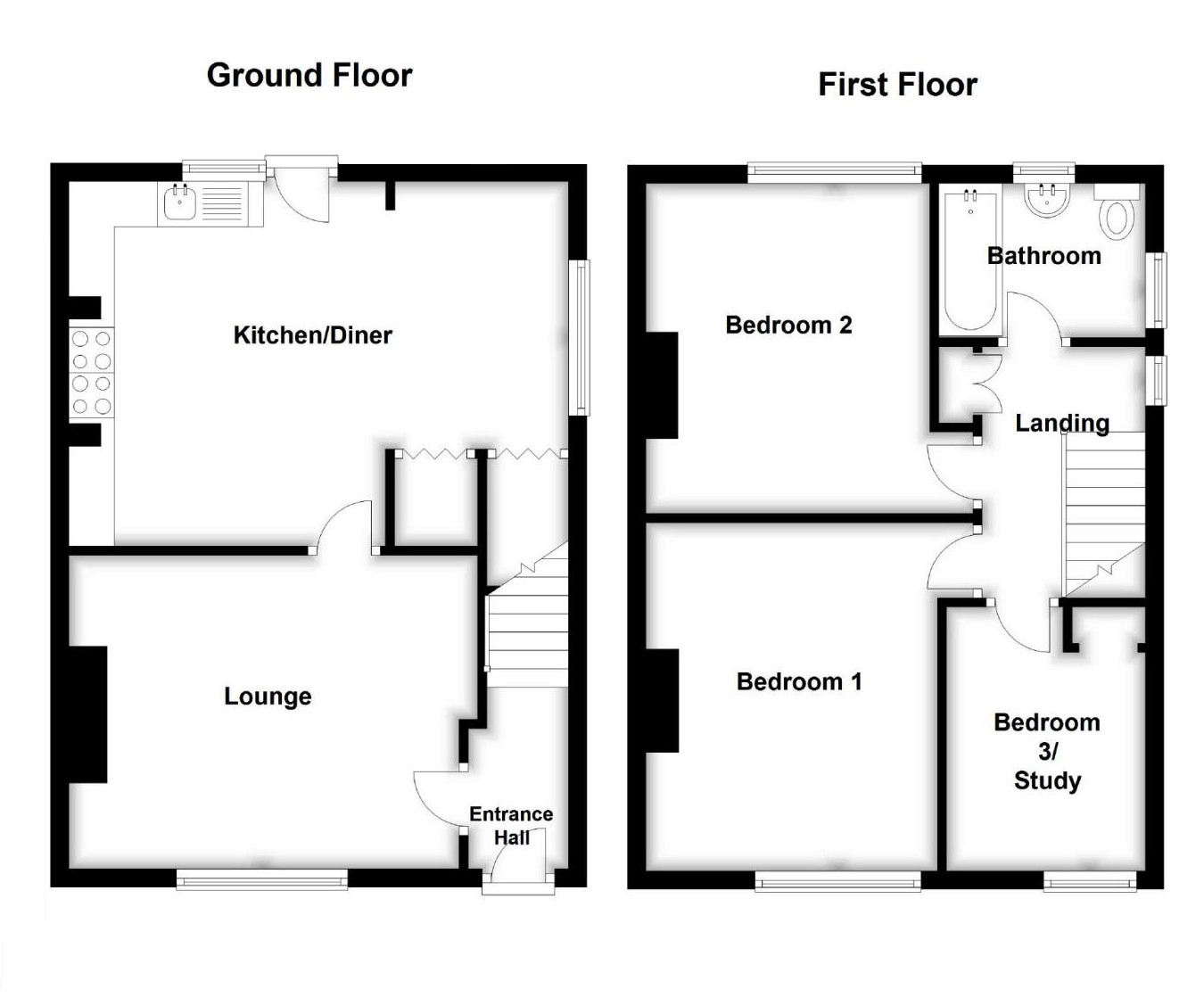 3 Bedrooms Semi-detached house to rent in Martin Croft, Silkstone, Barnsley S75