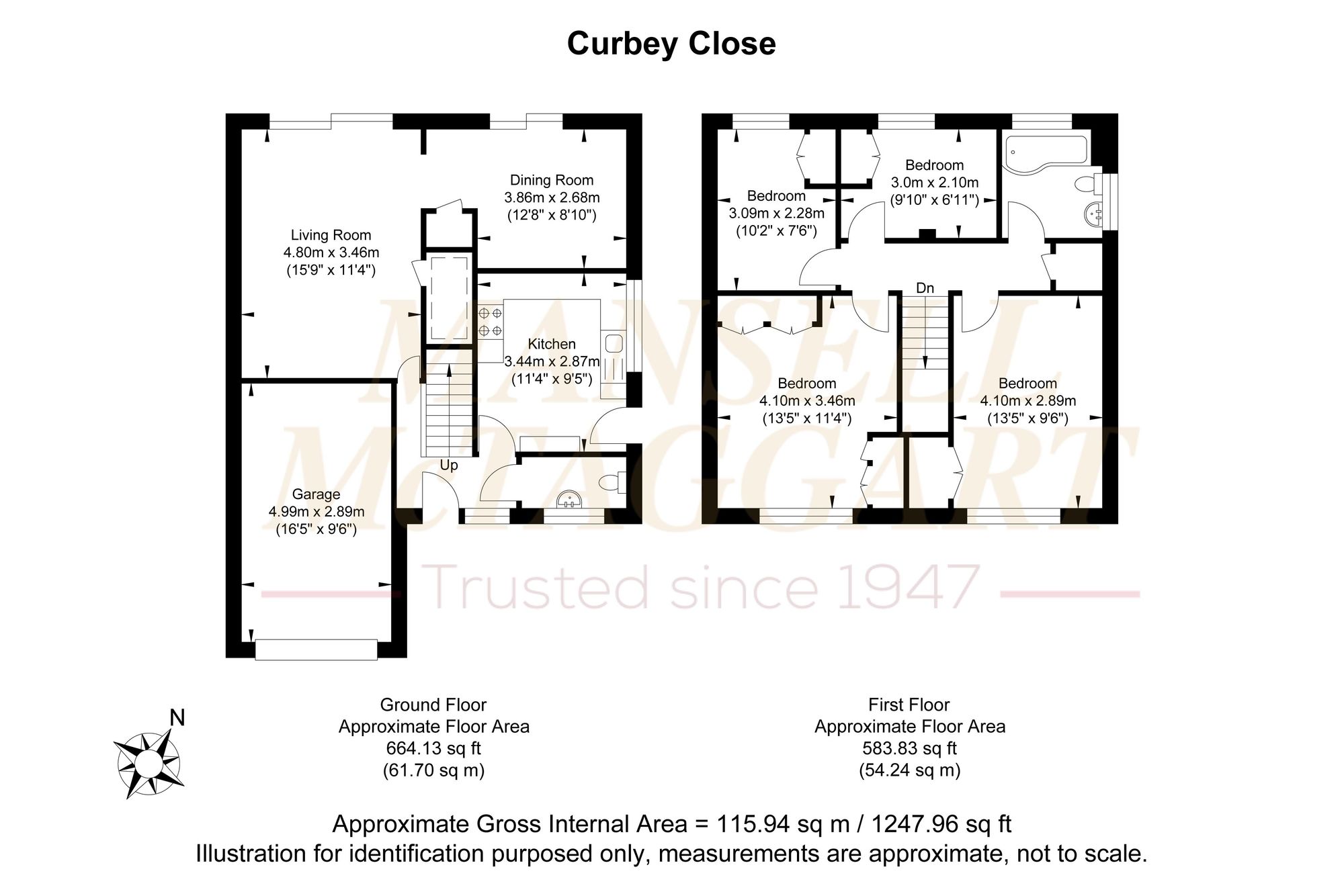 9 Curbey Close, Pulborough floorplan