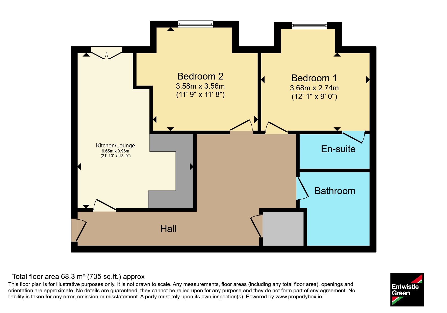Wilderspool Causeway, Cheshire floorplan