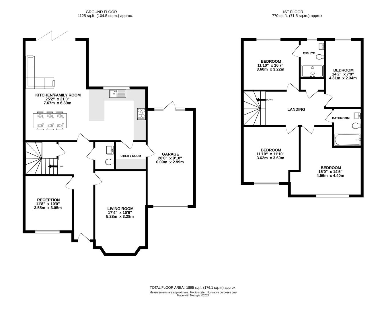 28, Little Ridings Lane, Ingatestone floorplan