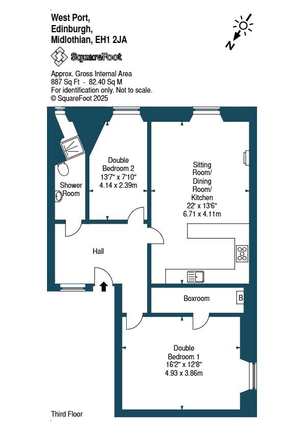 7/6, West Port, Edinburgh floorplan