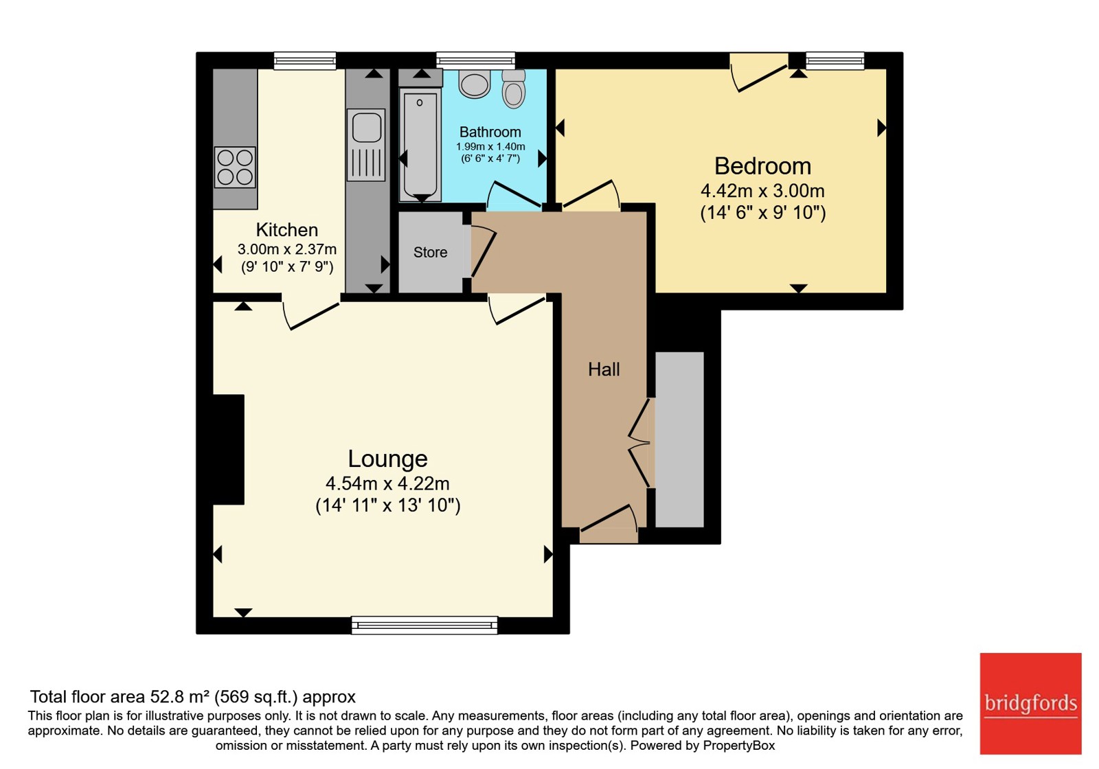 Flat 2, Woodstock Court, 2, Arkwright Road, Stockport floorplan