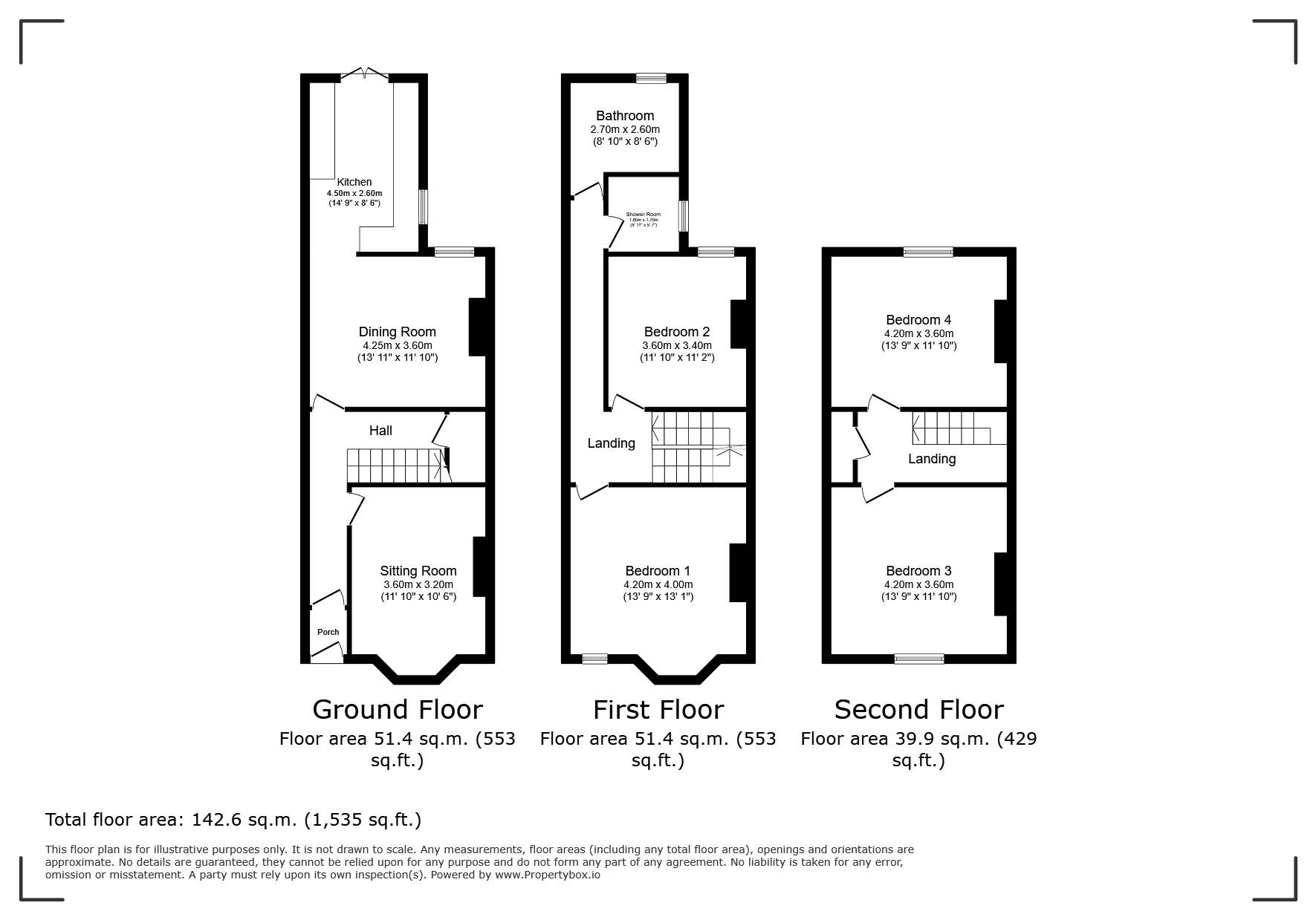 39, Dudley Road, Isle of Wight floorplan
