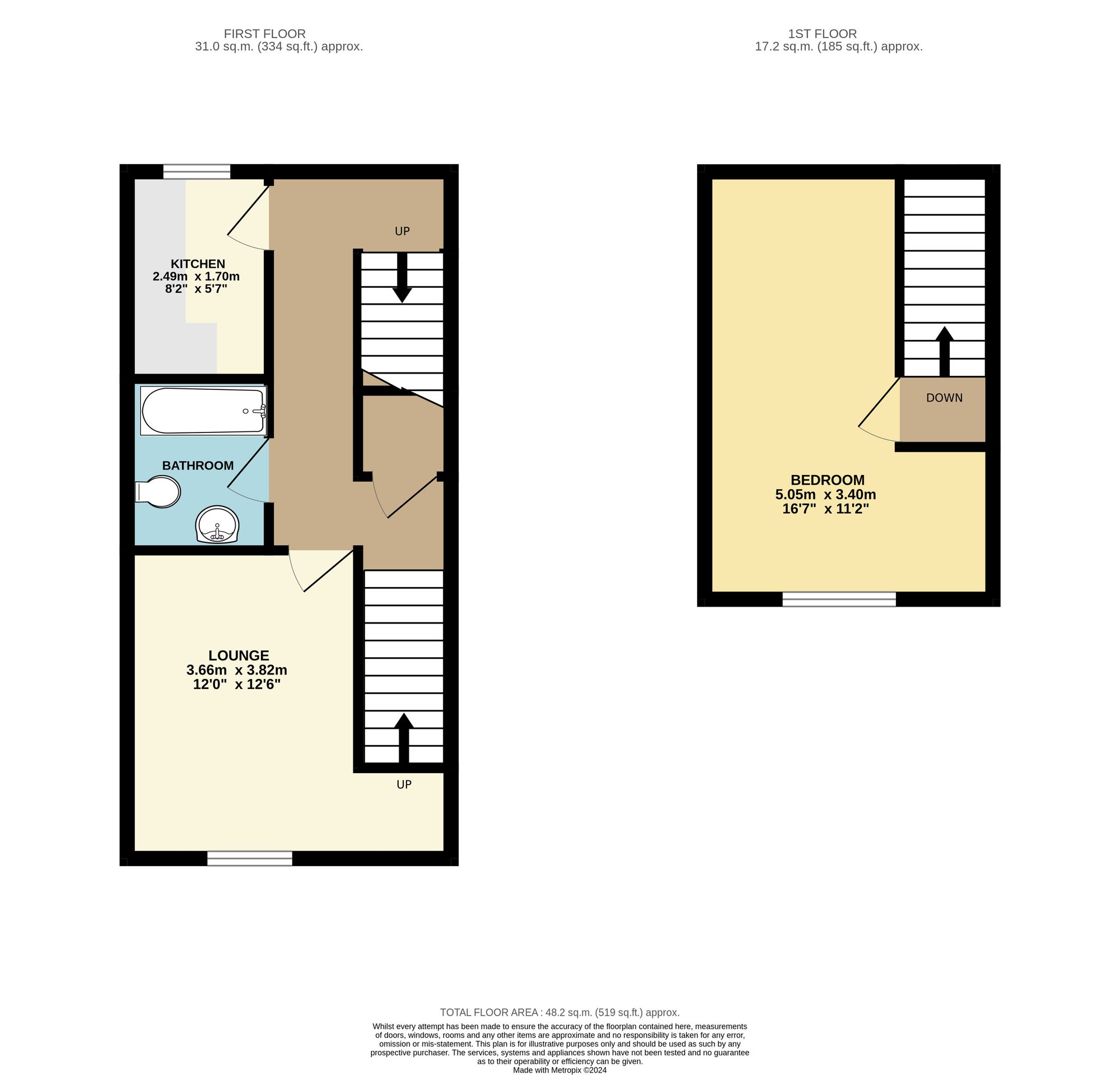 201a Station Road, Mansfield floorplan