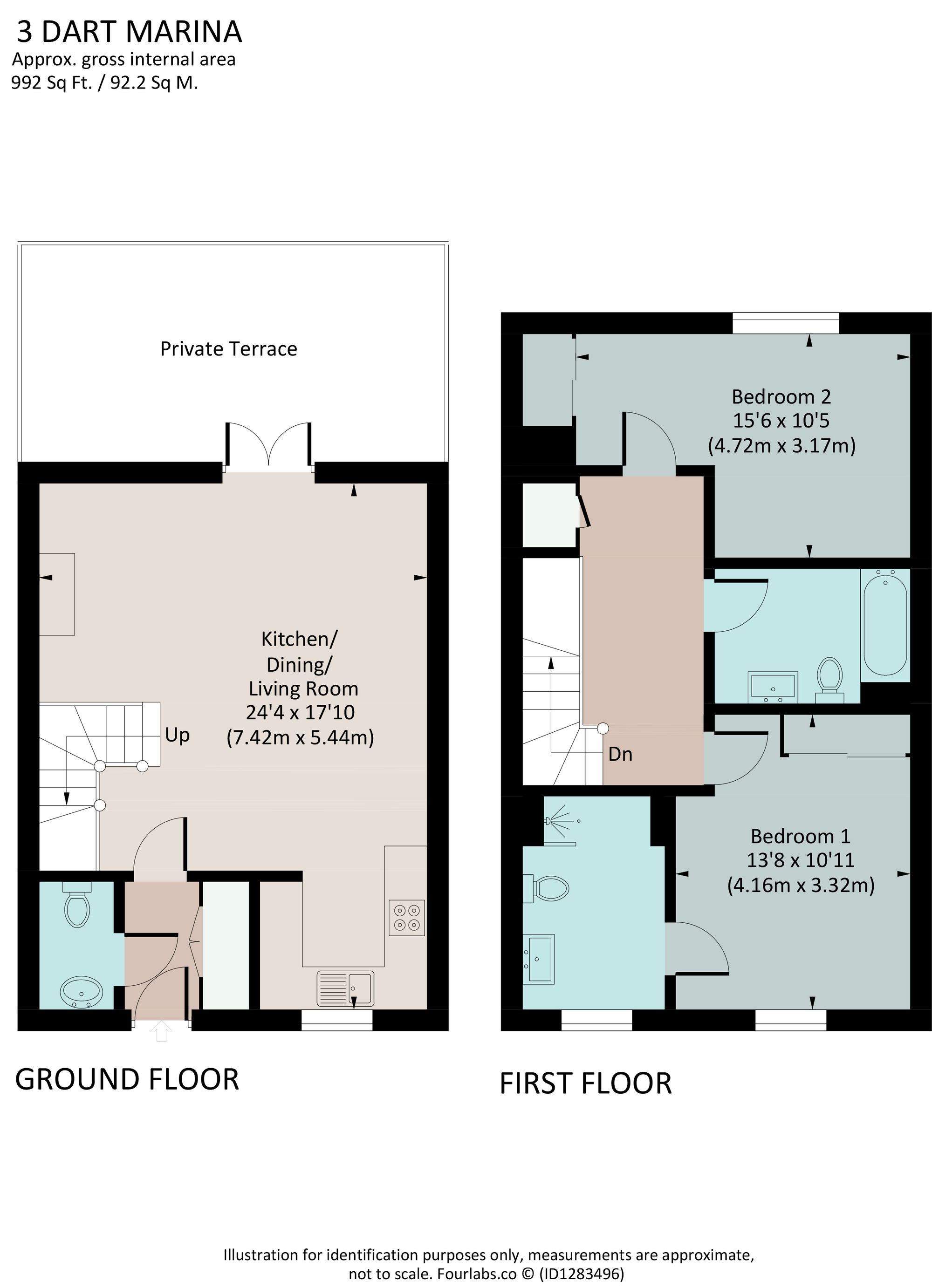 3 Dart Marina Sandquay Road, Dartmouth floorplan