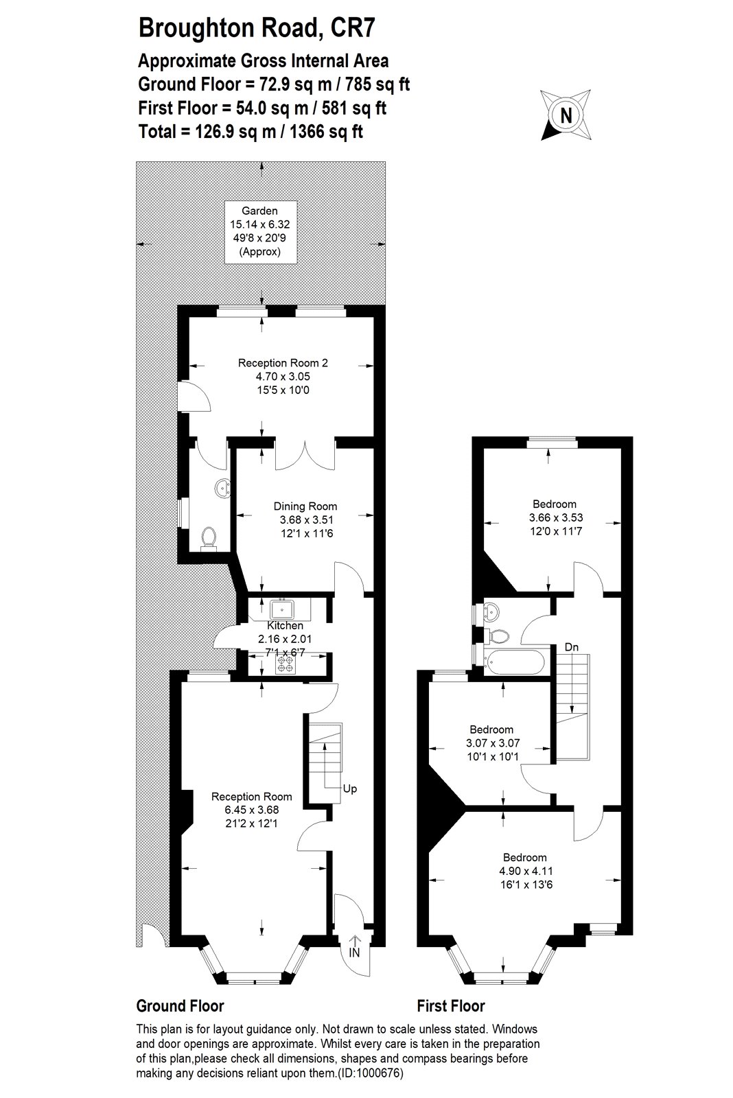 Broughton Road, Thornton Heath CR7, 3 bedroom semidetached house for