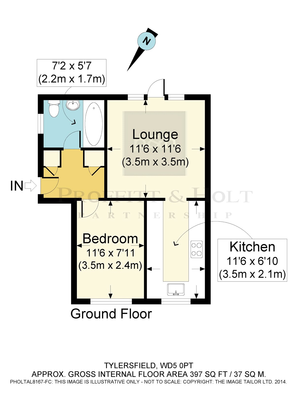 1 Bedrooms Maisonette to rent in Tylersfield, Abbots Langley WD5
