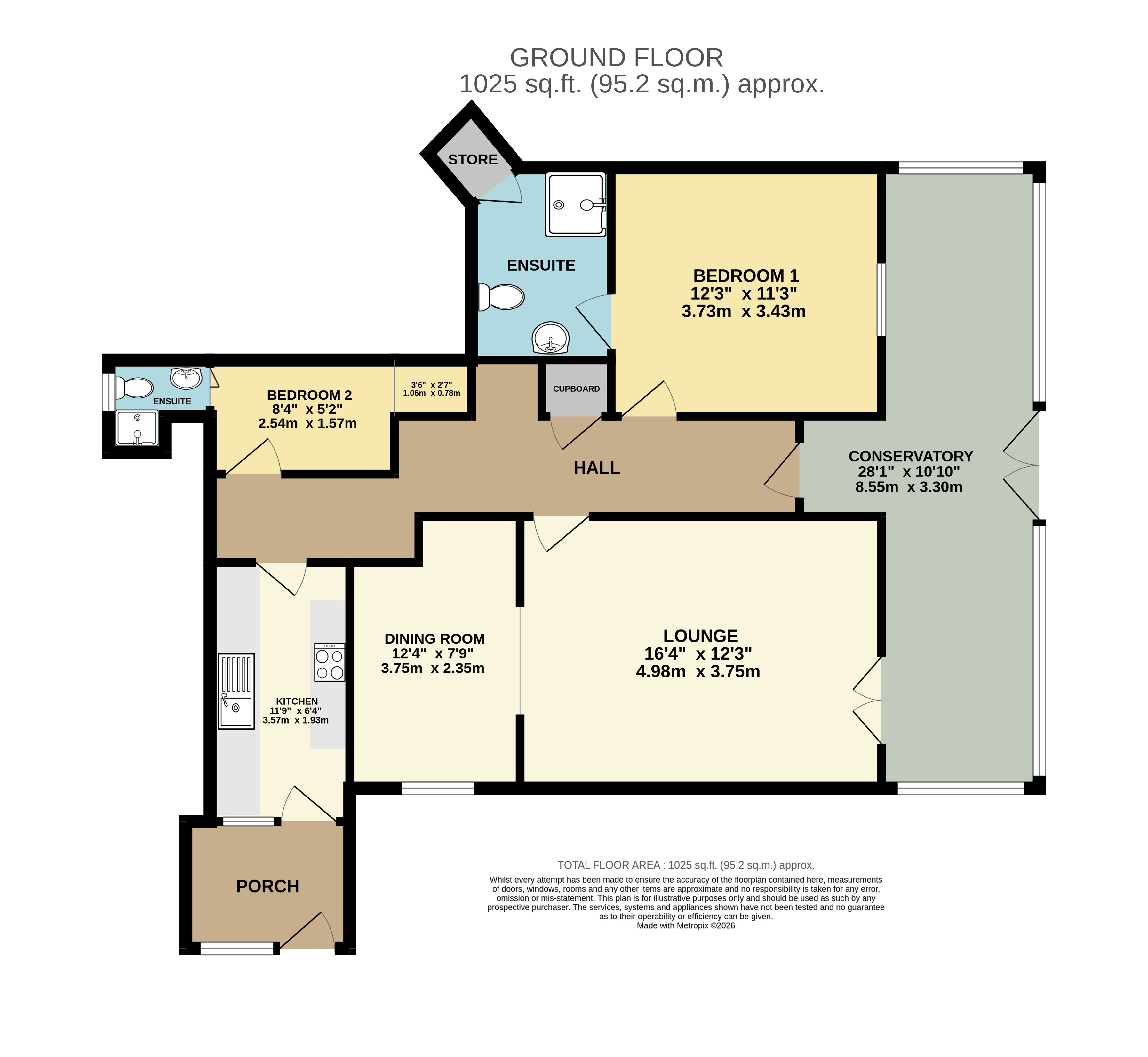 Flat 2 Instow House, Instow Bideford Devon, Devon floorplan