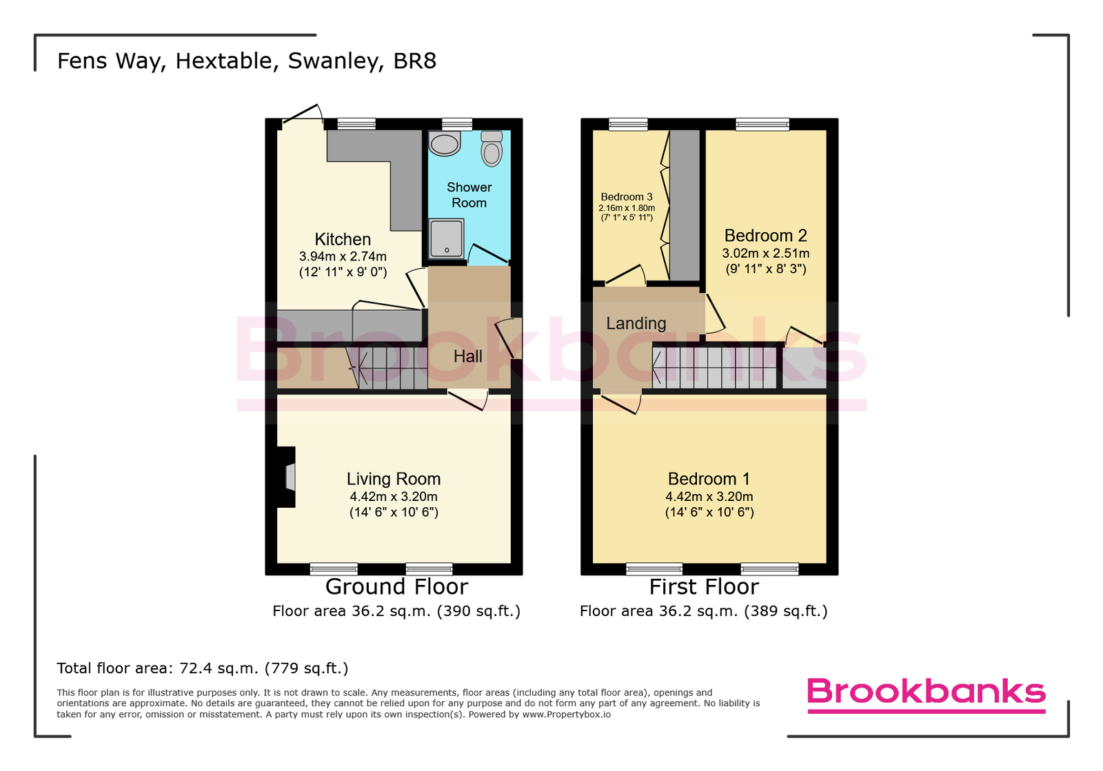 19, Fens Way, Swanley floorplan