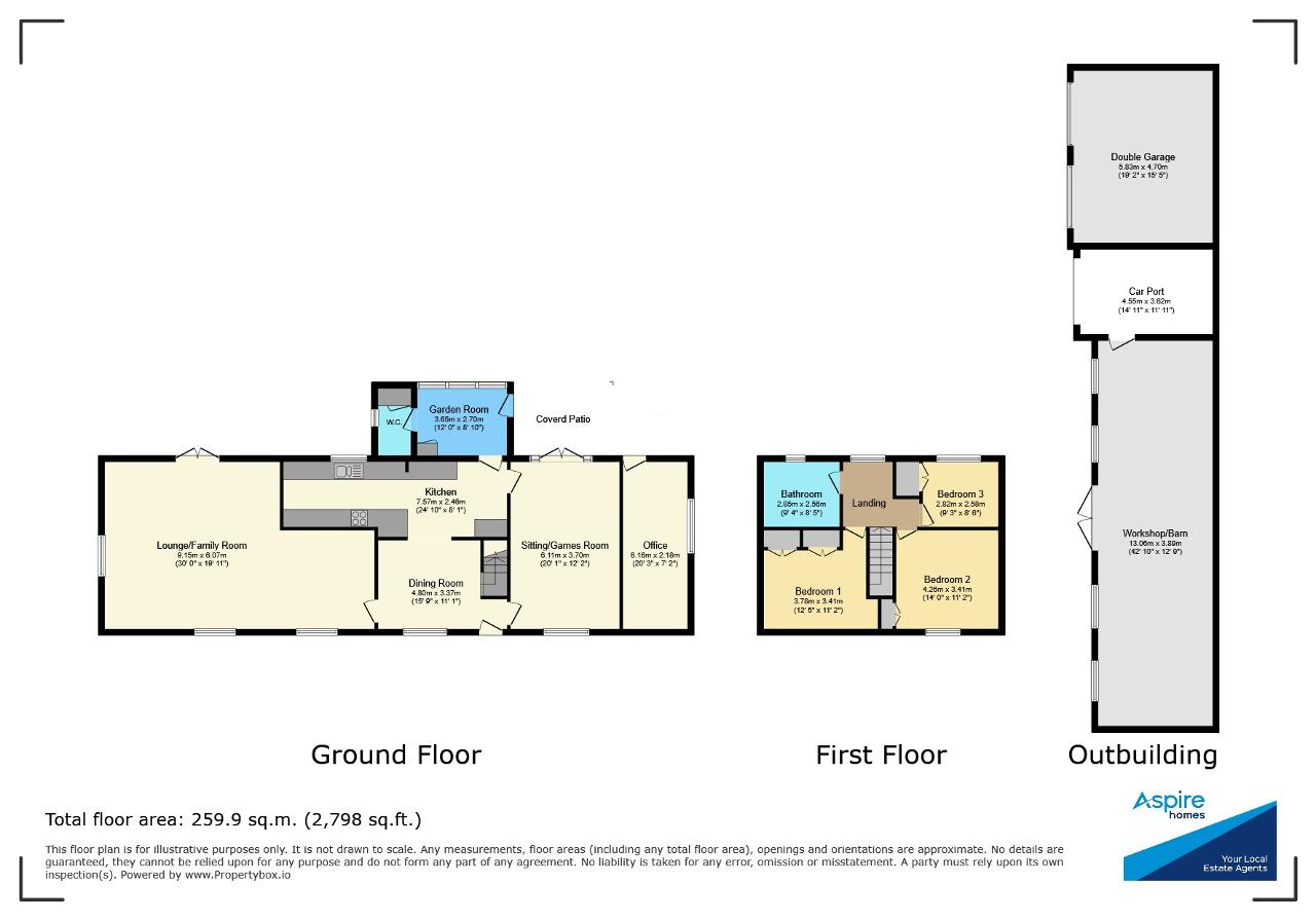Dixie Lodge, High Road, Wisbech floorplan