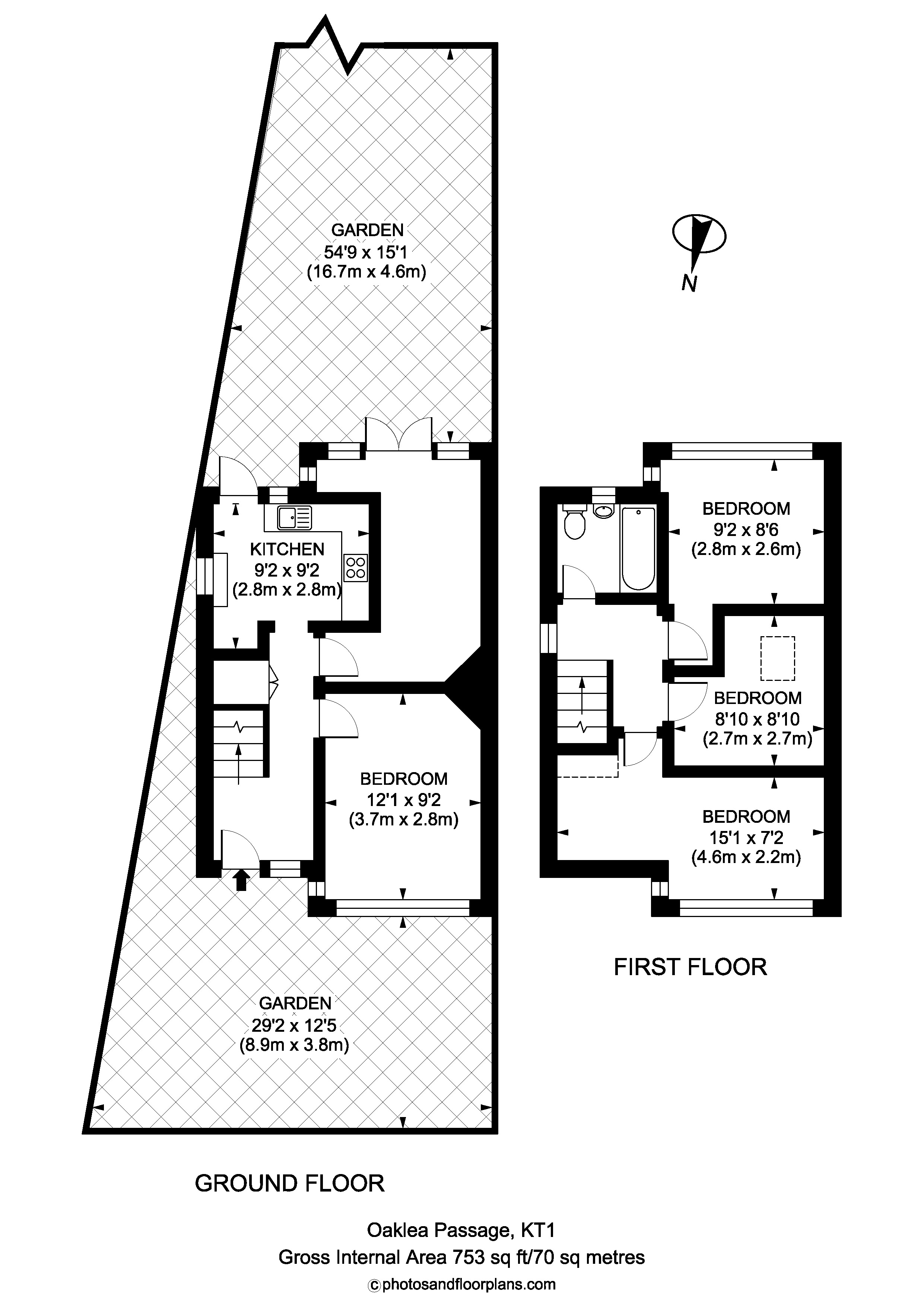 4 Bedrooms Terraced house to rent in Oaklea Passage, Central Kingston, Kingston Upon Thames KT1