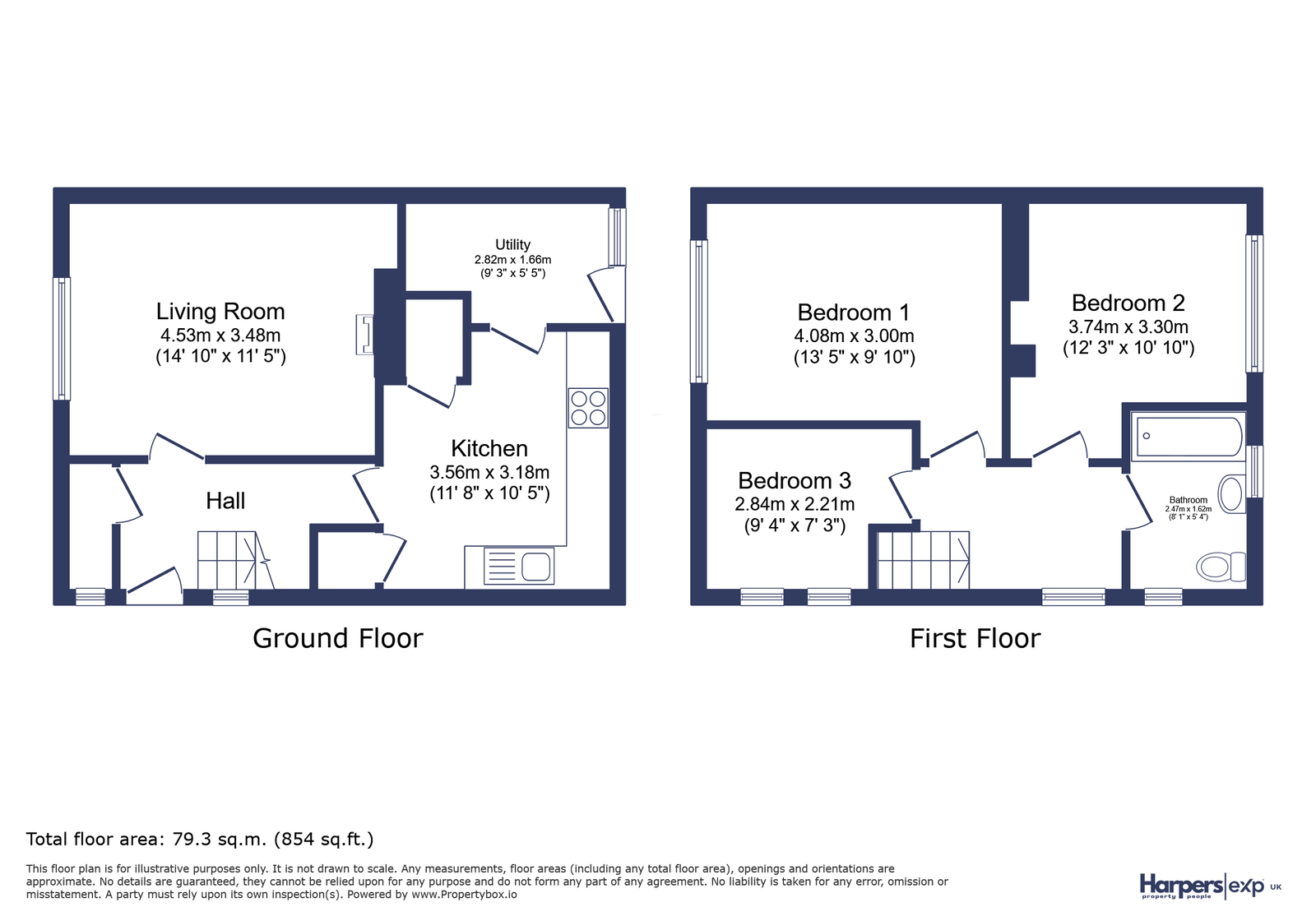38, Hillcrest Avenue, Choppington floorplan