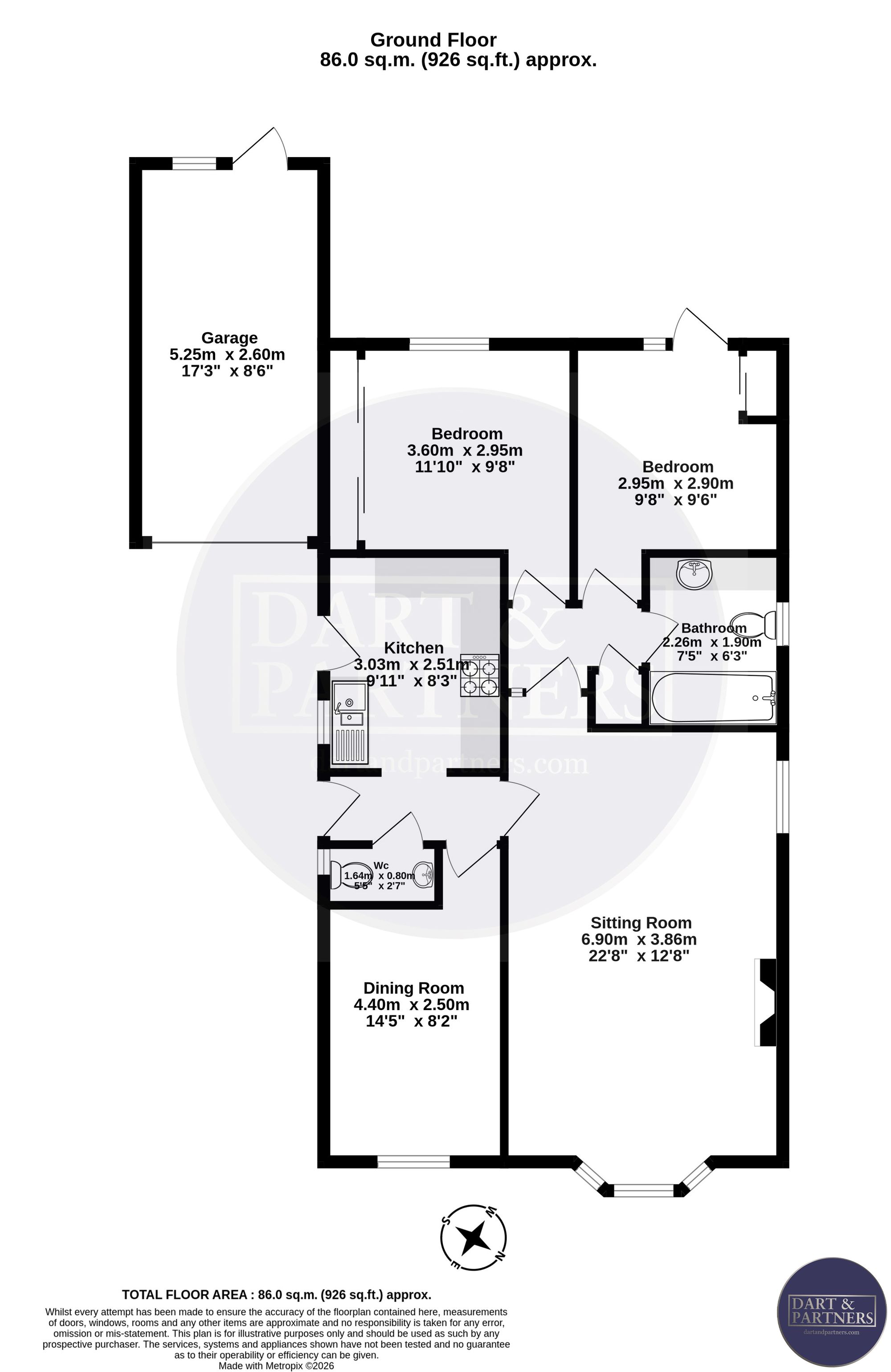 24 Gilpin Close, Dawlish floorplan
