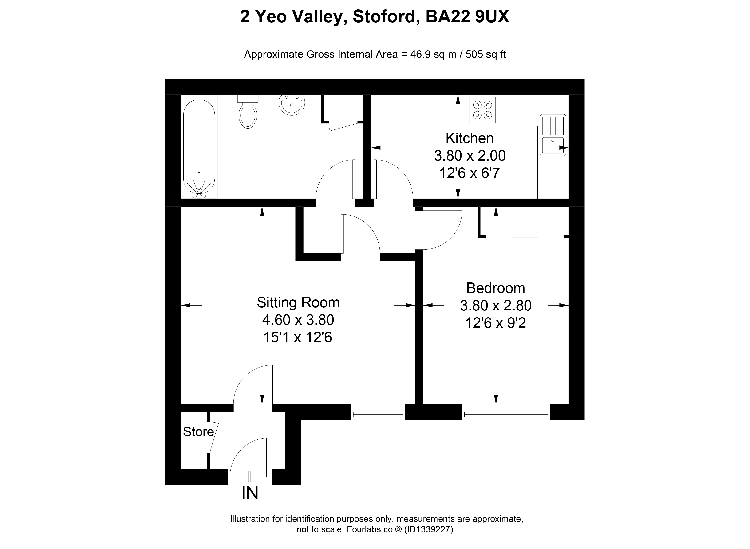 2, Yeo Valley, Yeovil floorplan