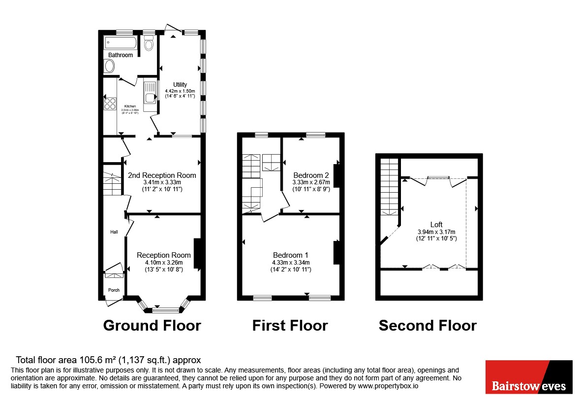 149, Mitcham Road, London floorplan