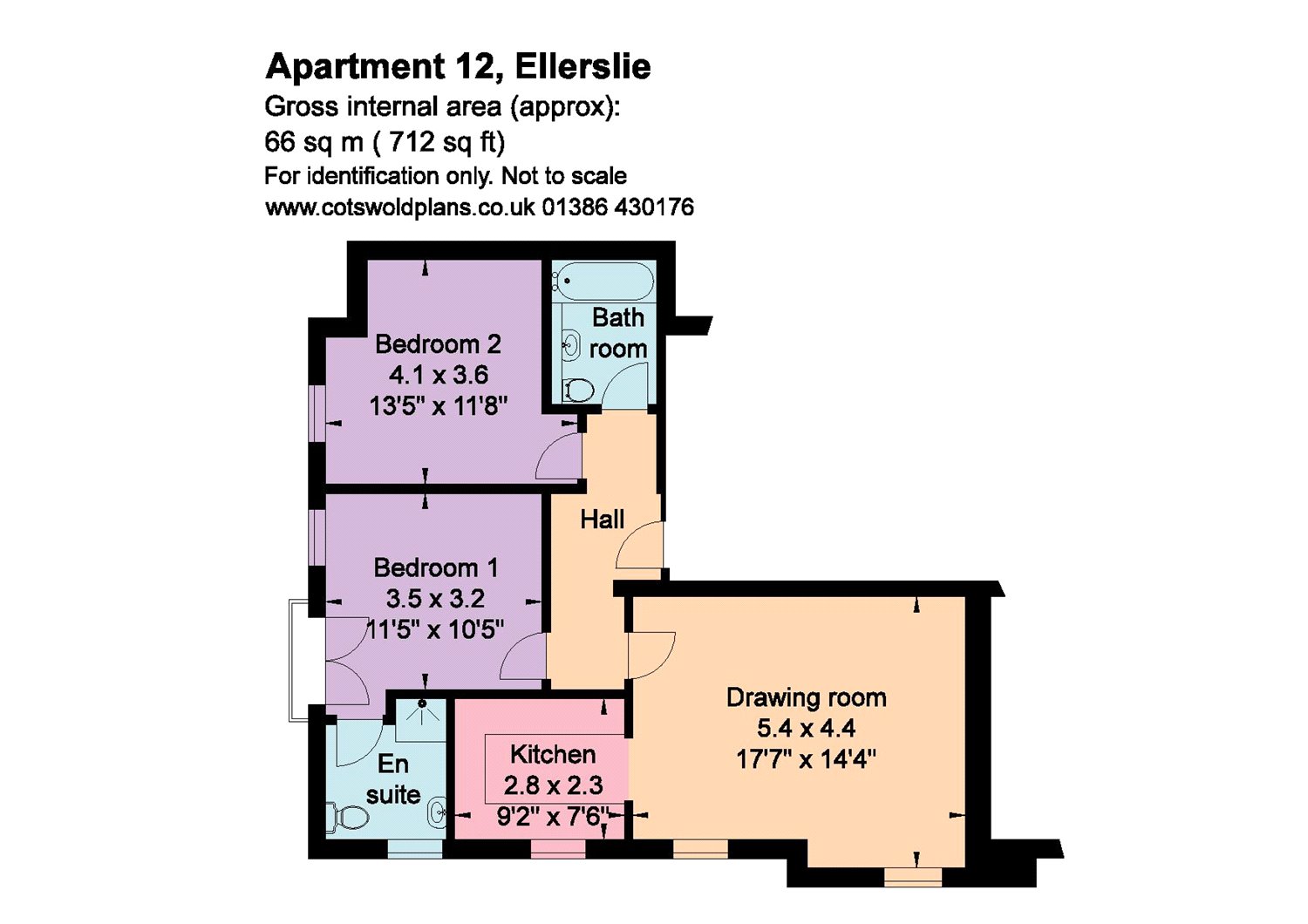 2 Bedrooms Flat for sale in Ellerslie House, 108 Albert Road, Cheltenham, Gloucestershire GL52