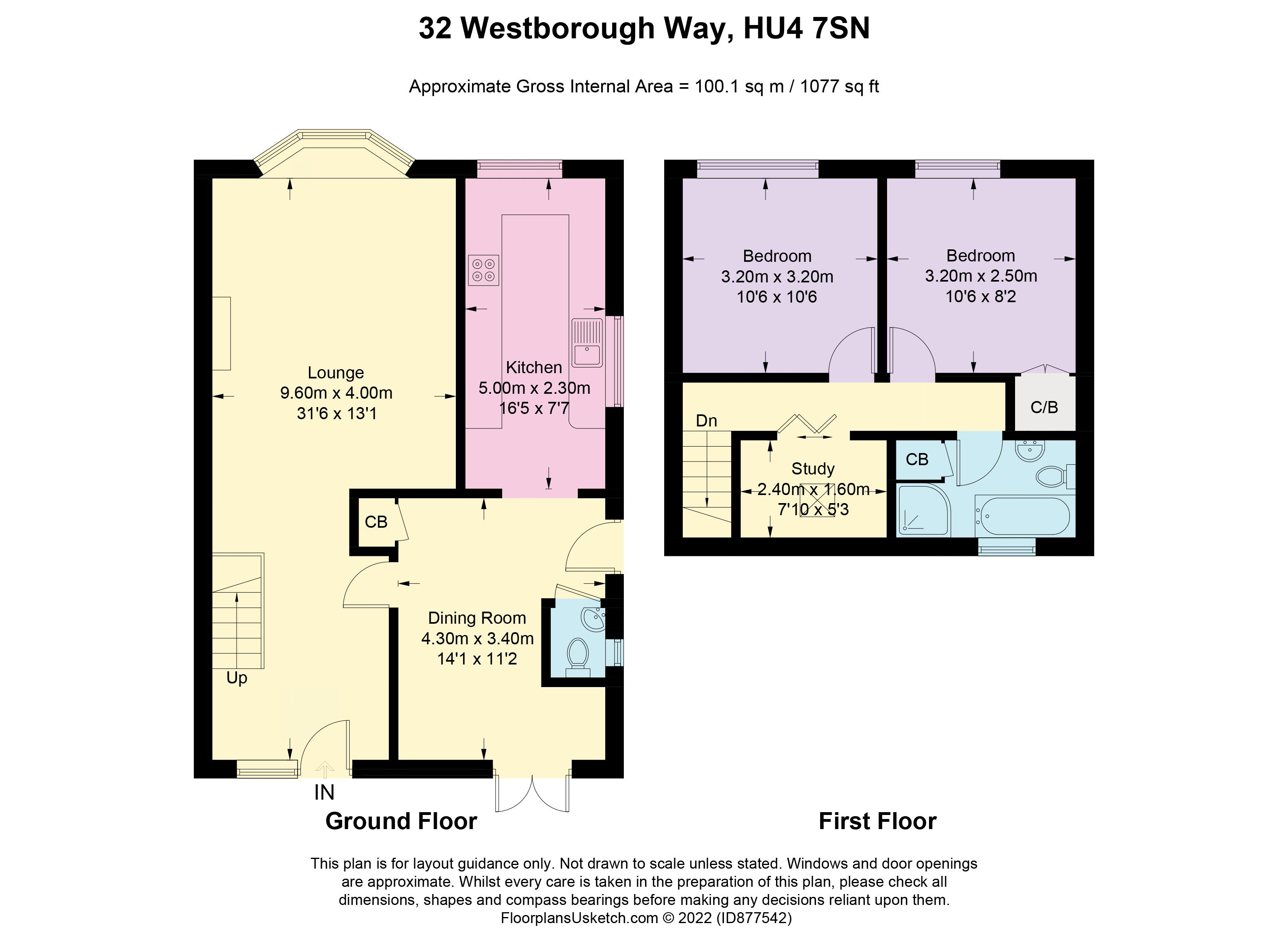 Westborough Way, Hull HU4, 2 bedroom semidetached bungalow for sale