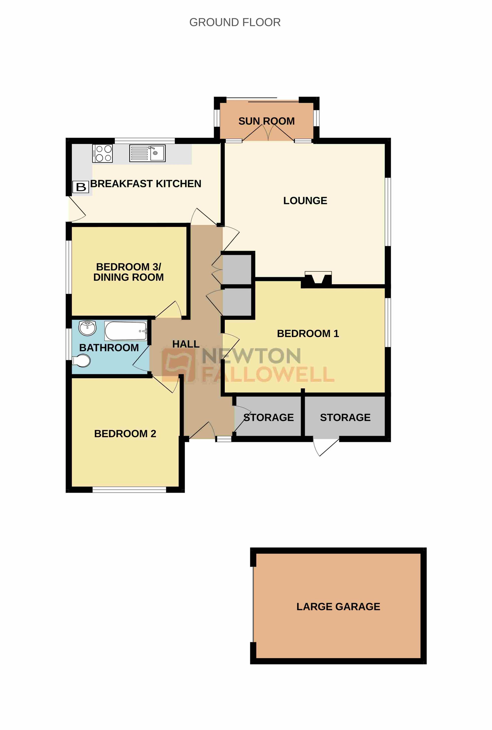 2 Westborough Lane, Newark floorplan