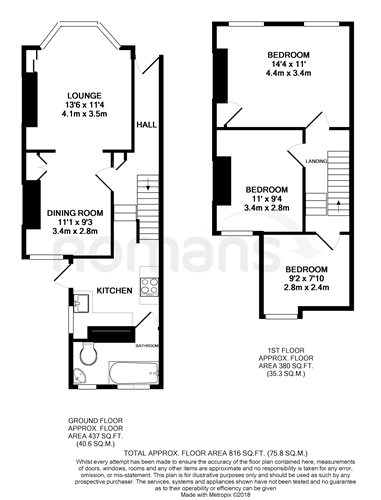 3 Bedrooms Terraced house to rent in Perowne Street, Aldershot GU11