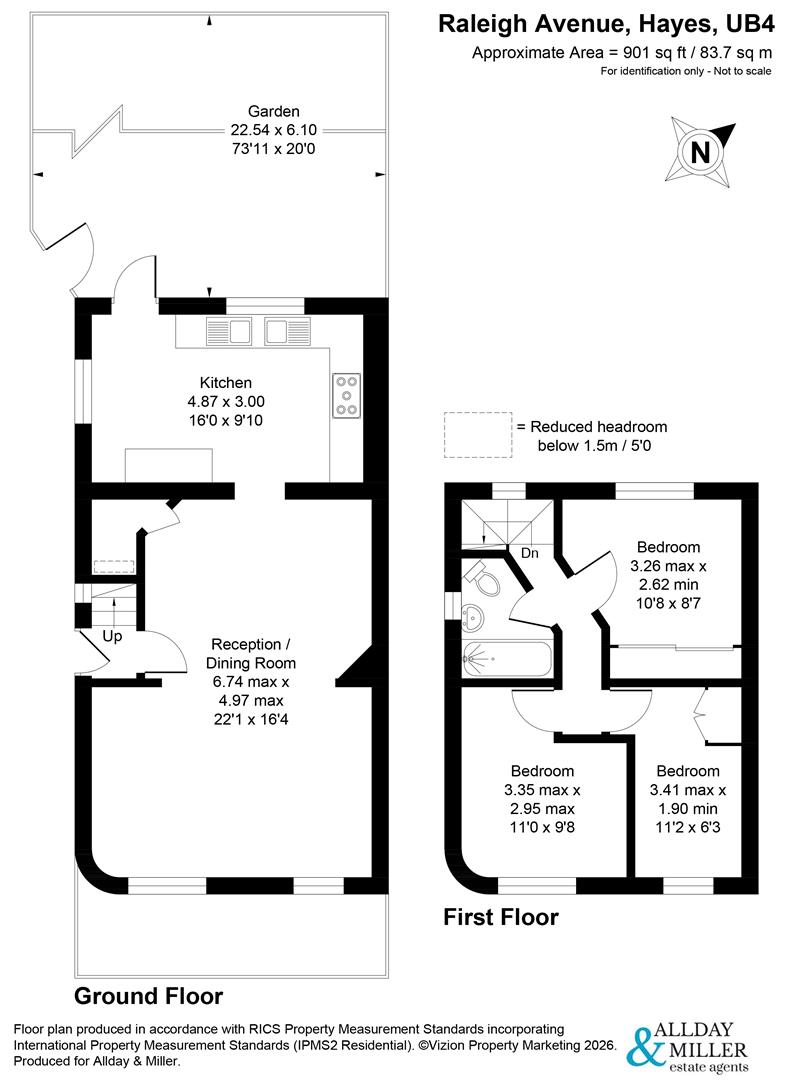 13, Raleigh Avenue, Hayes floorplan