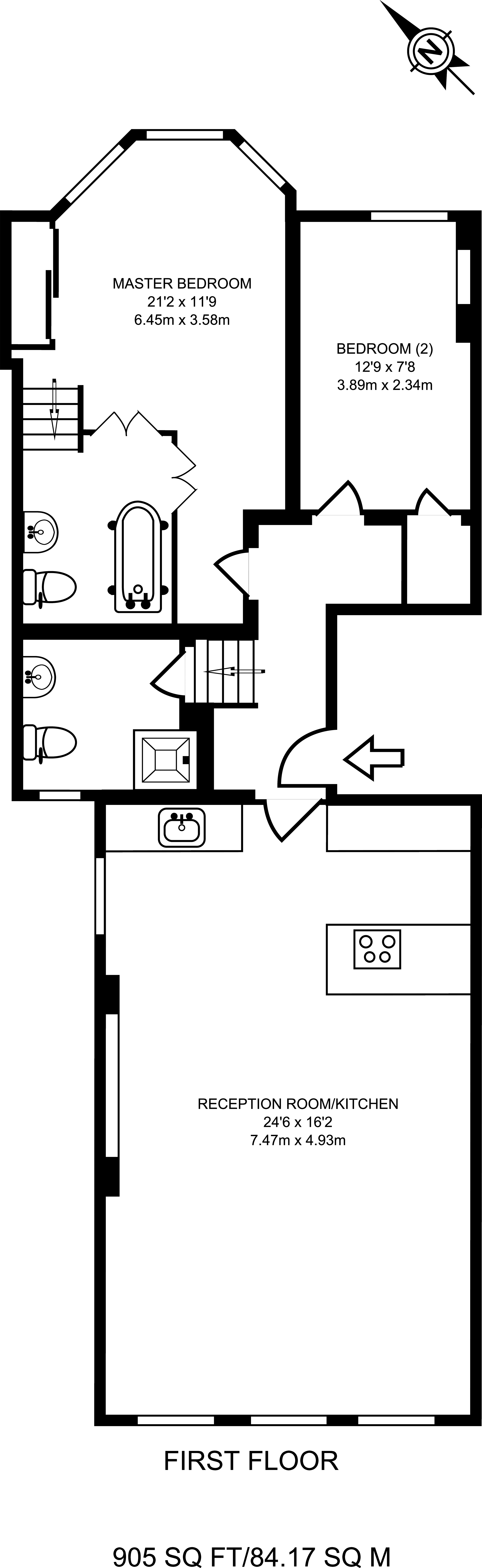 Warwick Road, Earls Court floorplan