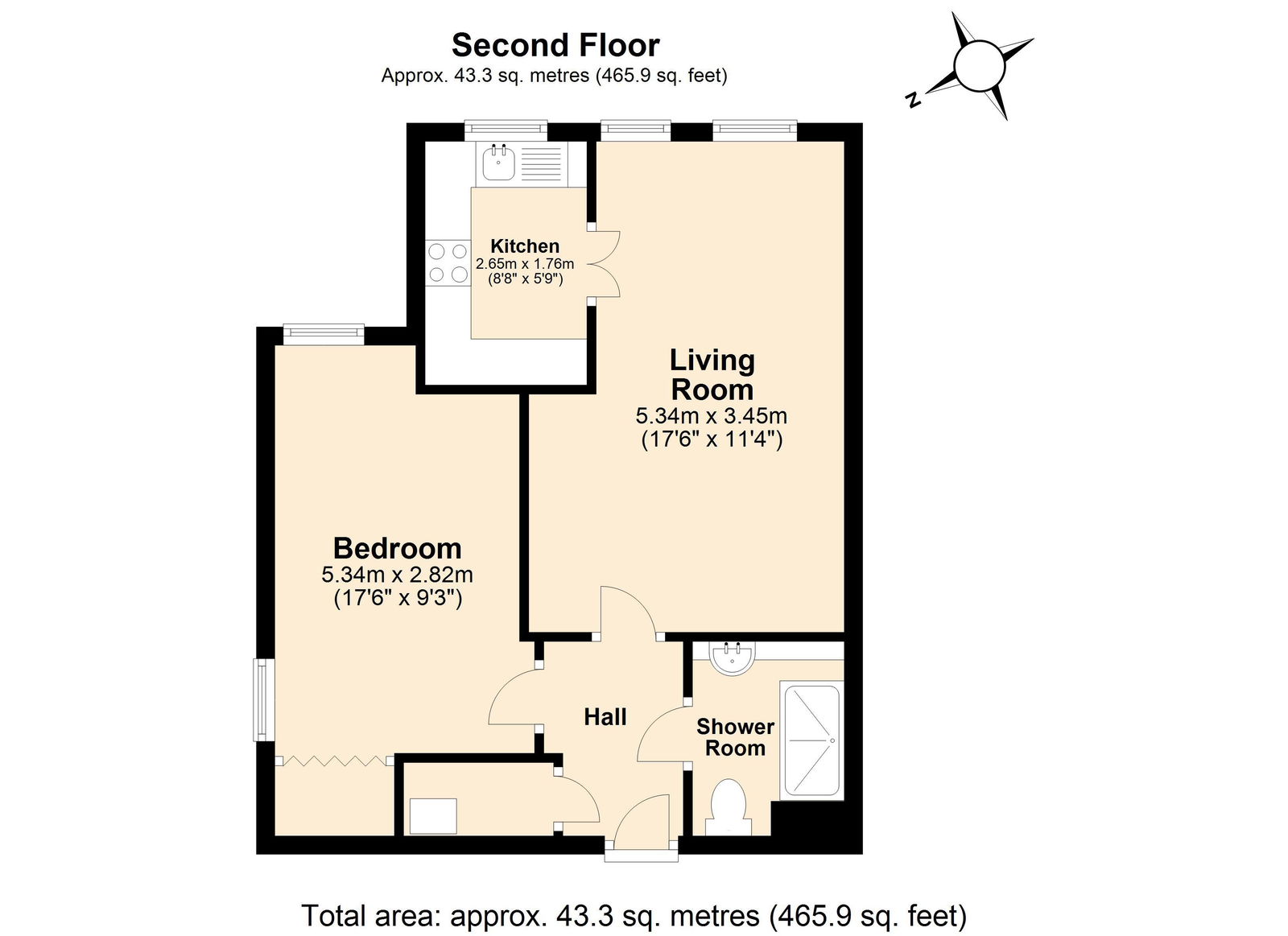 Wallace Court,Flat 41, Station Street, Ross-on-wye floorplan