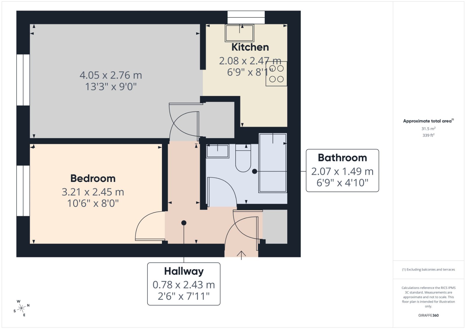 33, Rockall Court, Berkshire floorplan