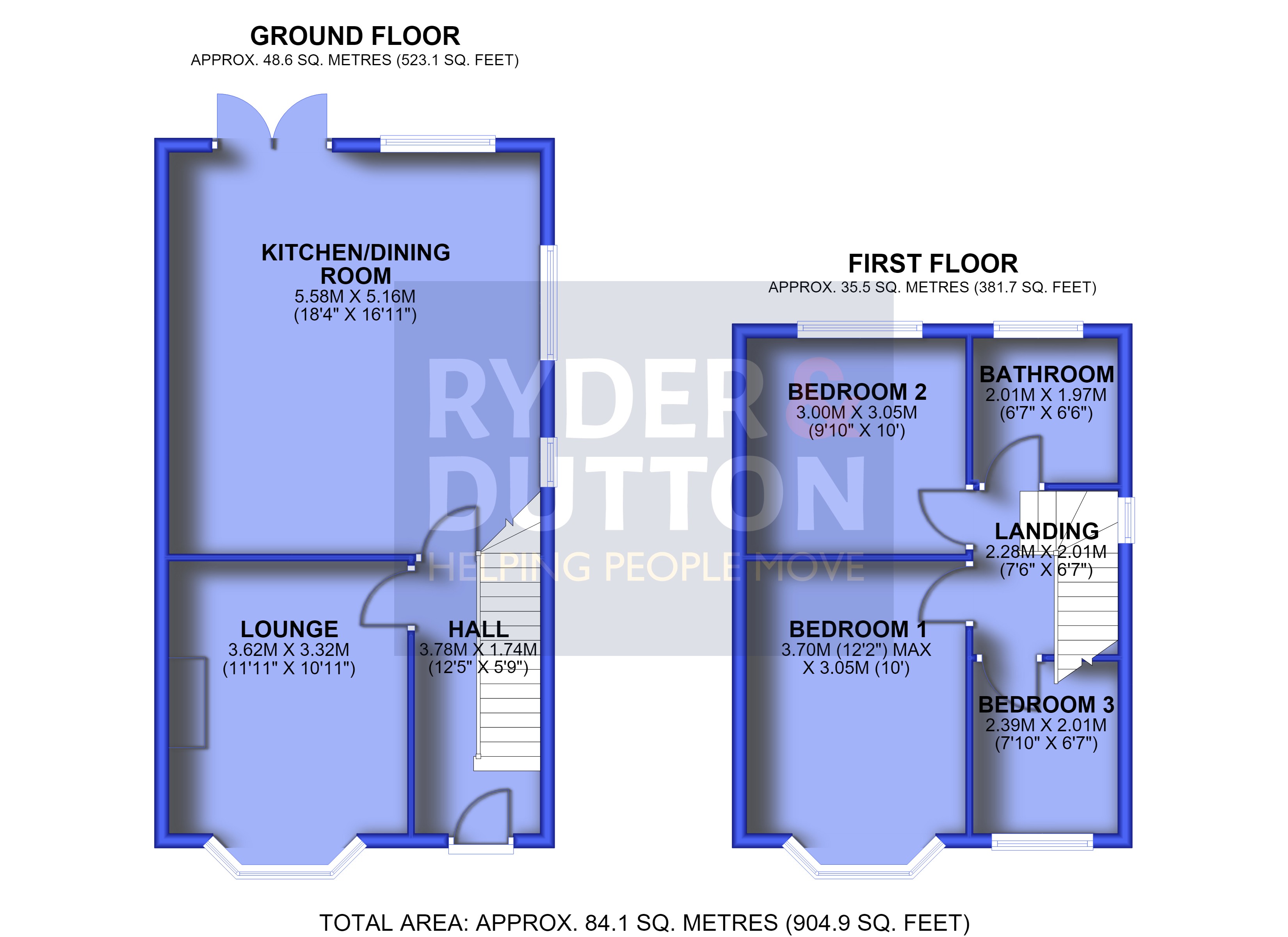 2, Heys Lane, Greater Manchester floorplan