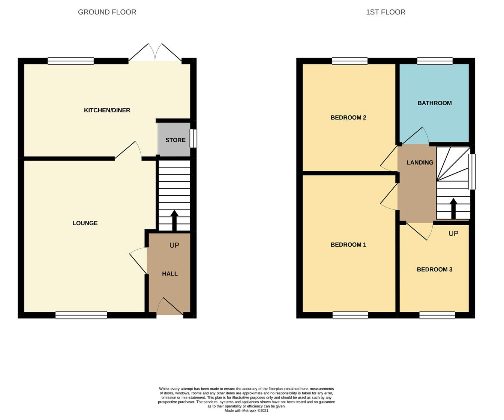 24, Newlands Avenue, Tyldesley floorplan