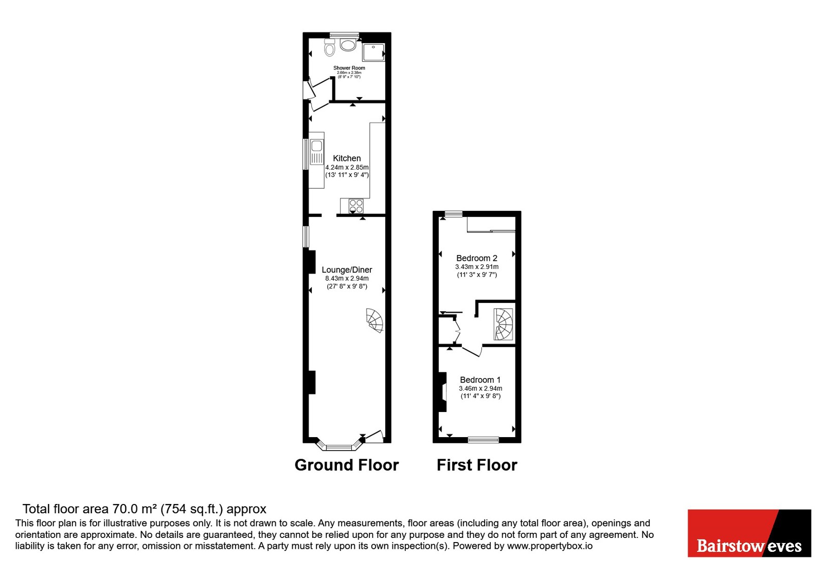 44, Queens Road, Essex floorplan