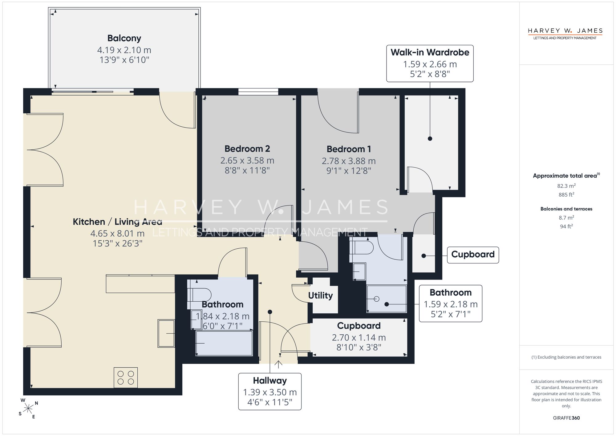 1005 Sisal House, 1 Lily Way, London floorplan