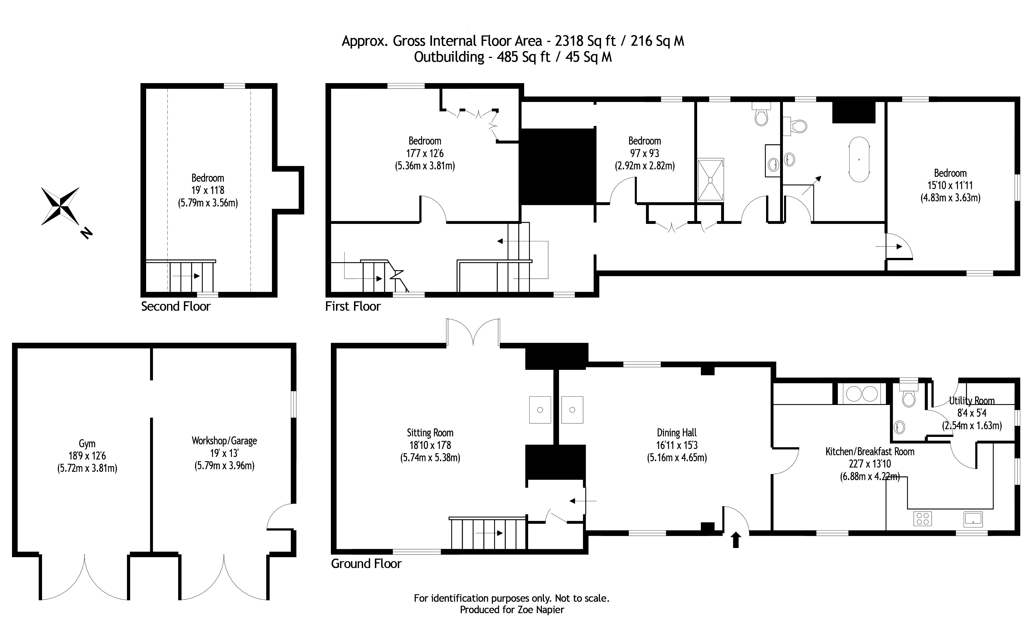 4 bed detached house for sale in Taylors Lane, Naughton, Ipswich IP7