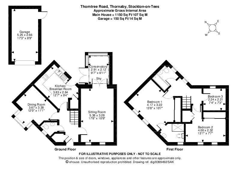 Thorntree Road, Thornaby, StocktonOnTees, Durham TS17, 3 bedroom semi