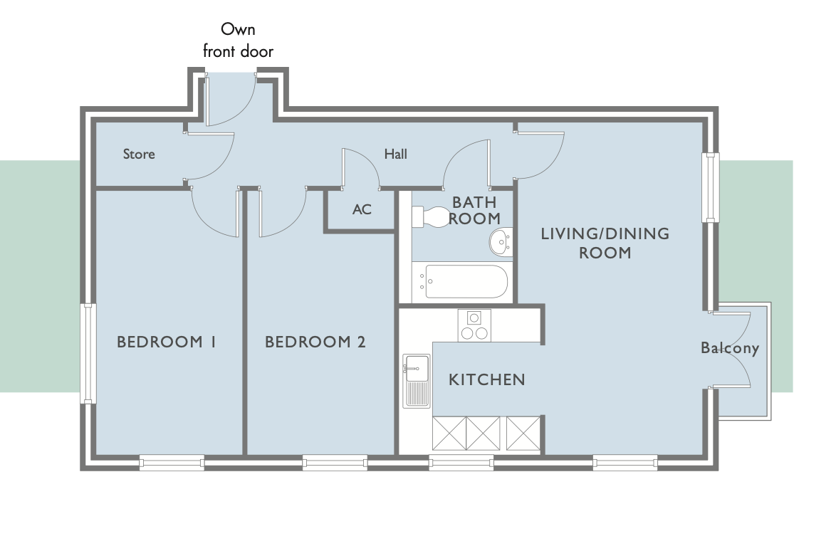 23, 24, Archery Lane, Bromley floorplan
