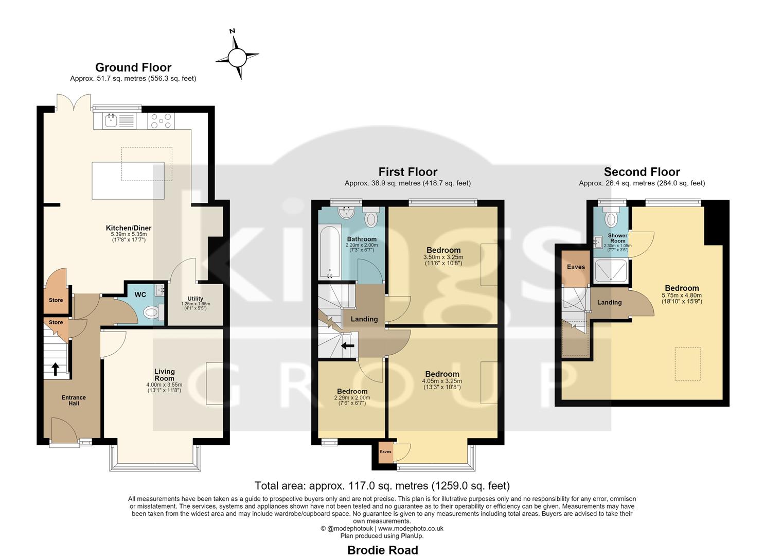 1a, Brodie Road, Enfield floorplan