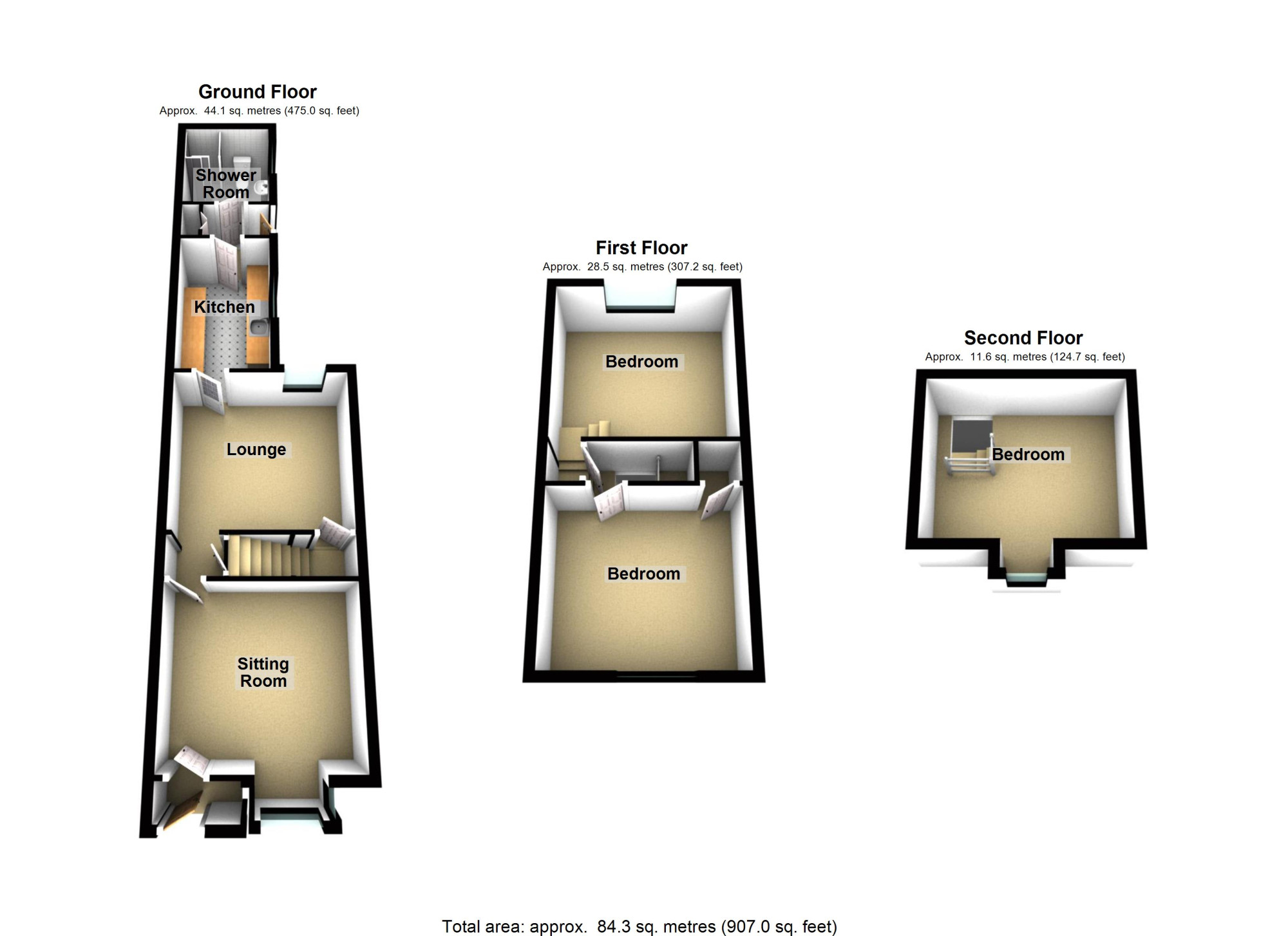 164, Alfred Road, Handsworth floorplan