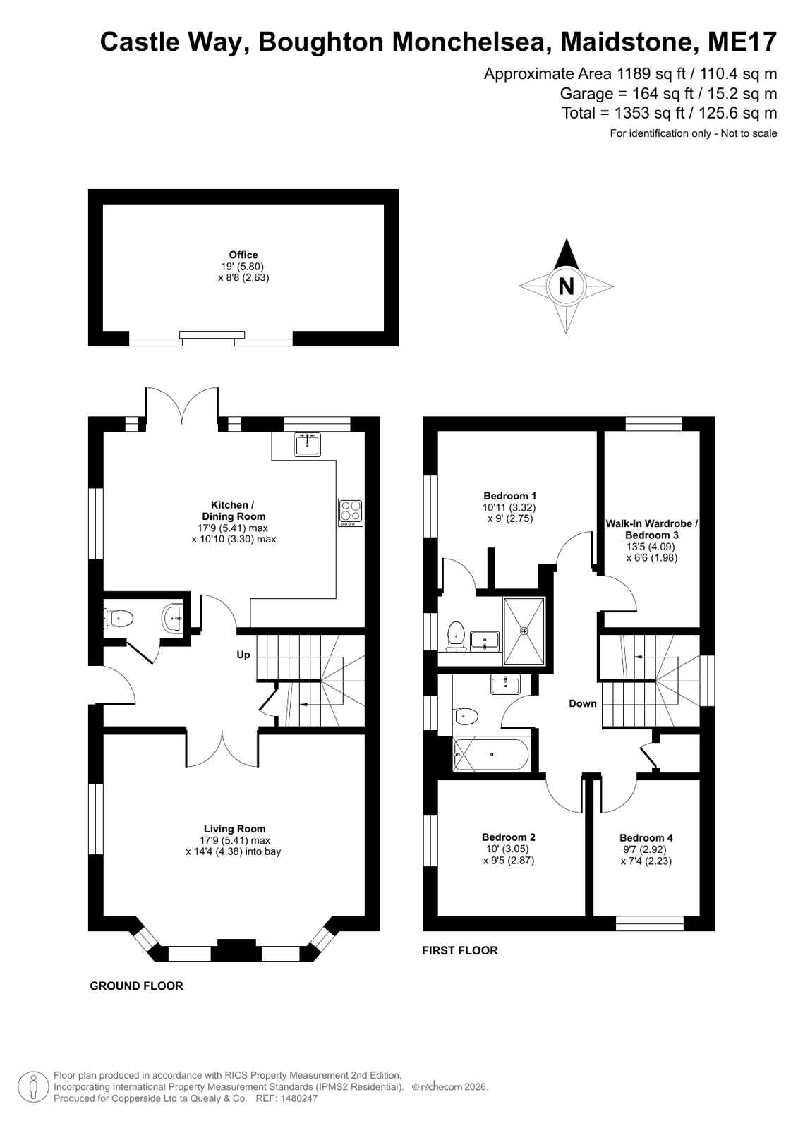 2, Castle Way, Maidstone floorplan