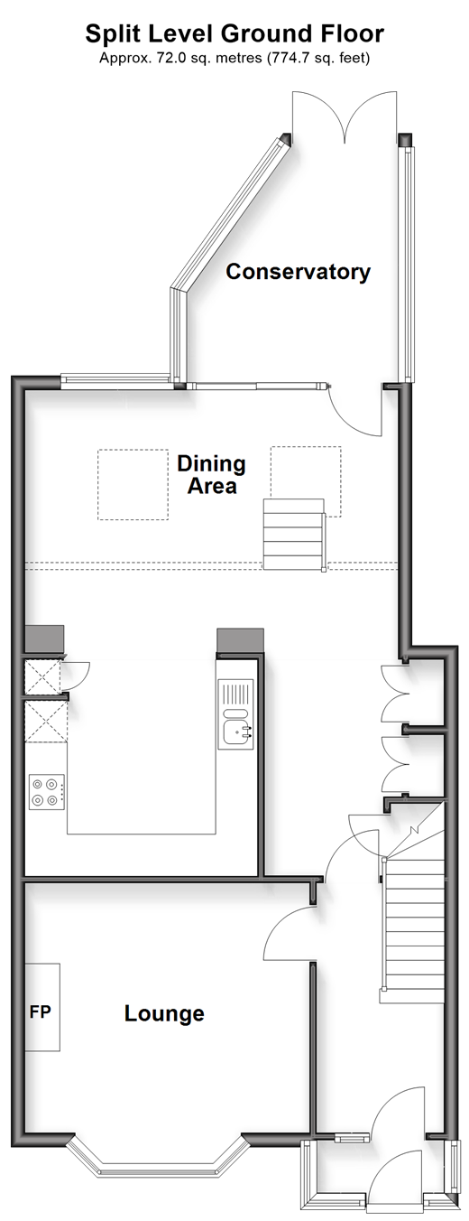 Crayford Road, Brighton floorplan