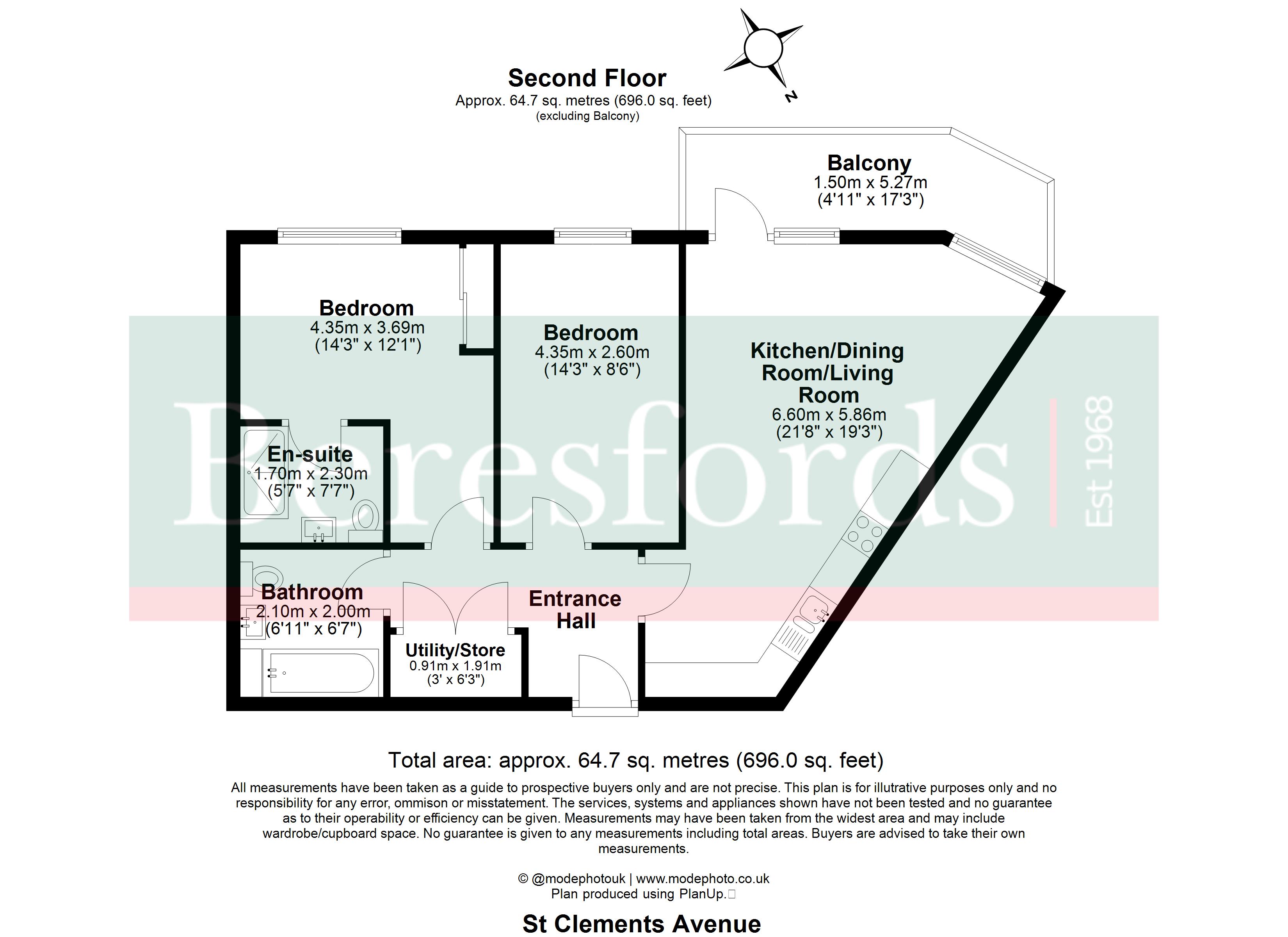 Flat 10,, Freesia Lodge, Romford floorplan