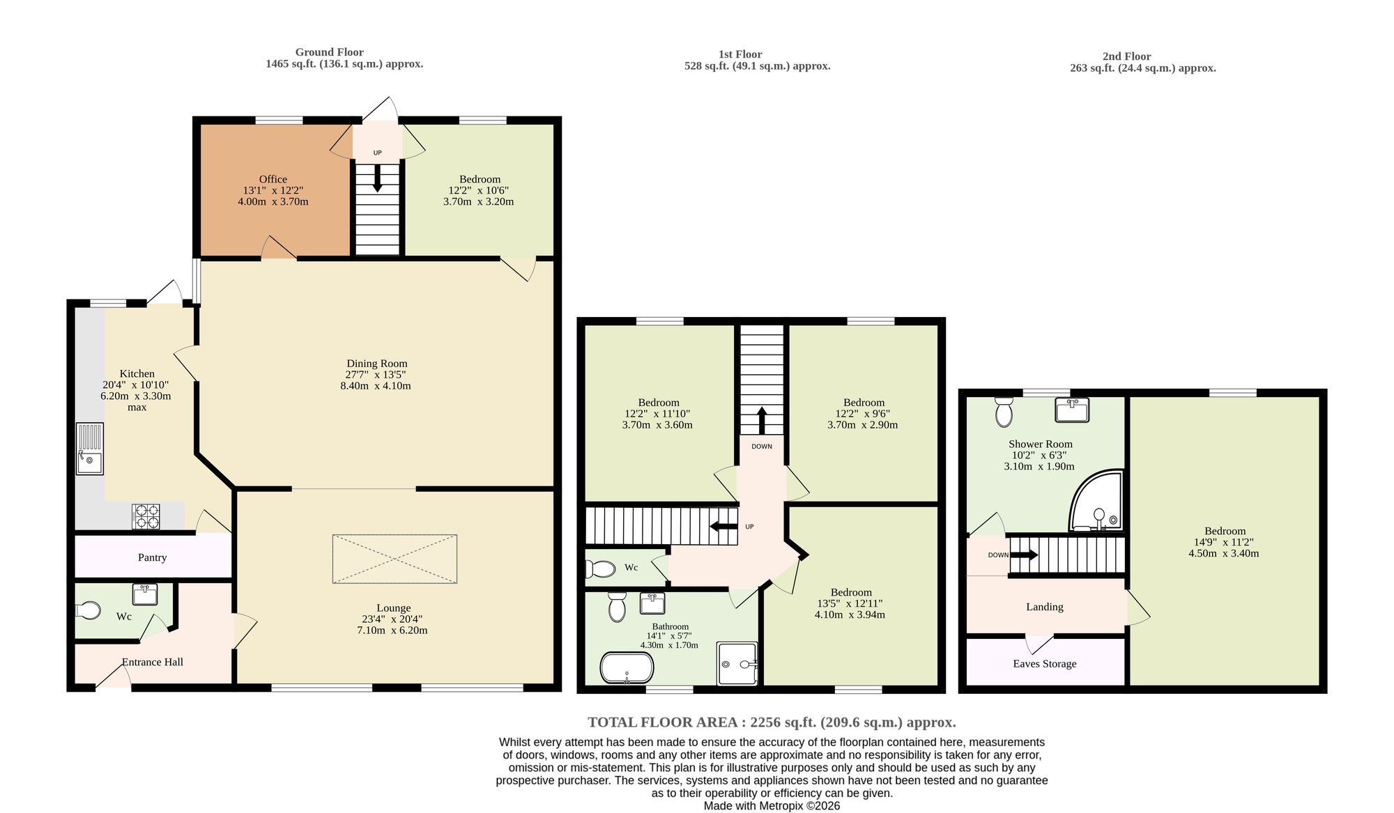 77 Beach Road, Great Yarmouth floorplan